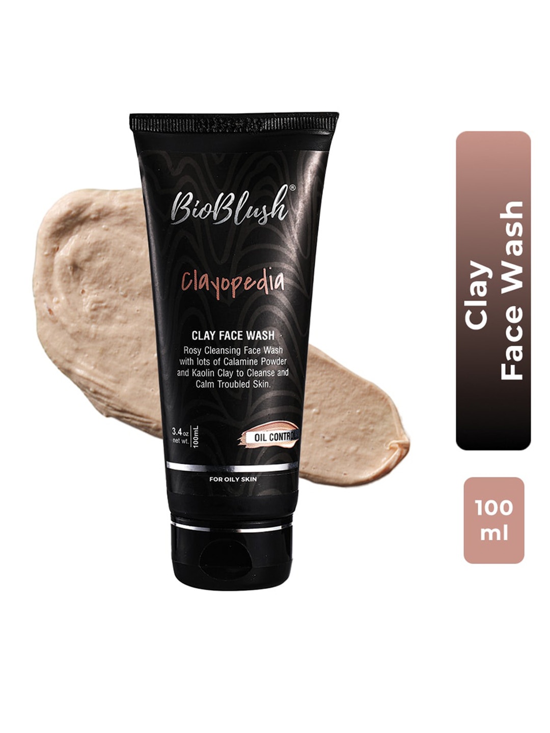 

BioBlush Clayopedia Clay Face Wash 100 ml, Black