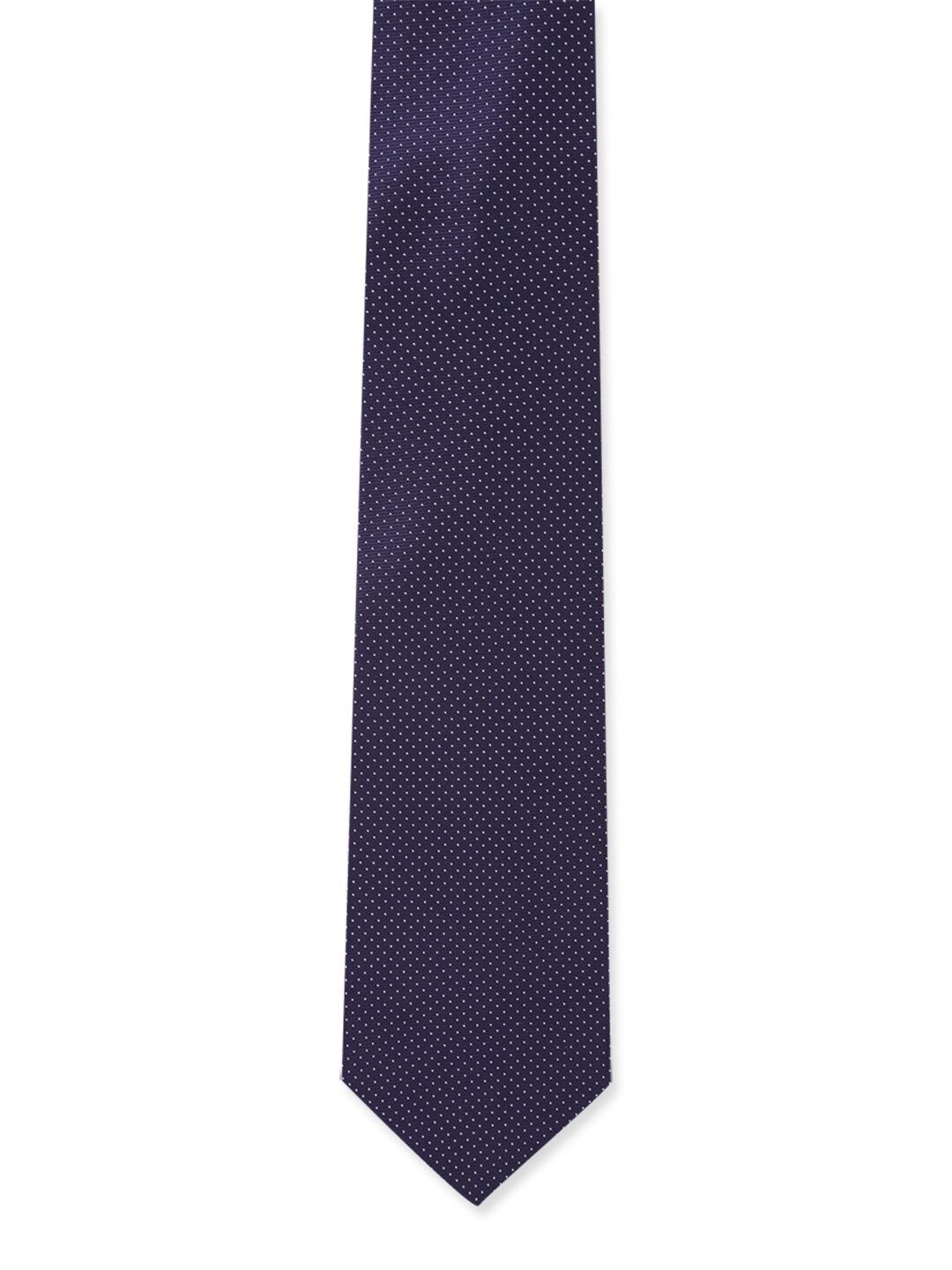 

Van Heusen Men Navy Blue & White Printed Skinny Tie