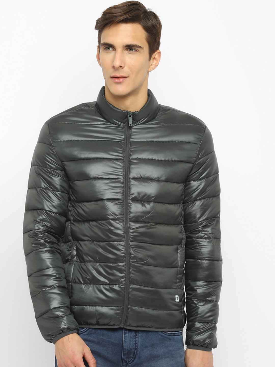 

Turtle Men Black Windcheater Puffer Jacket