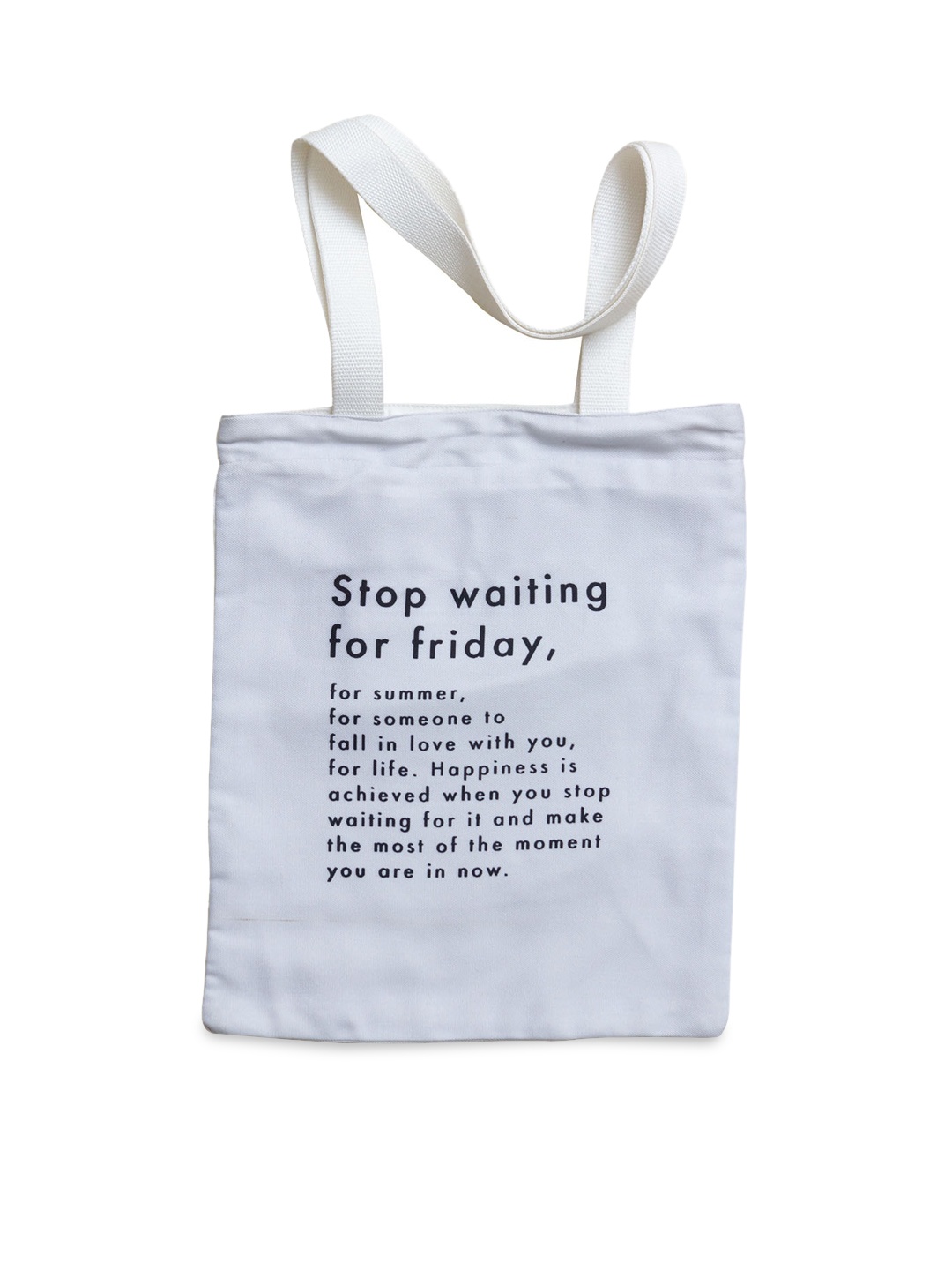 

BandBox White Printed Oversized Shopper Tote Bag