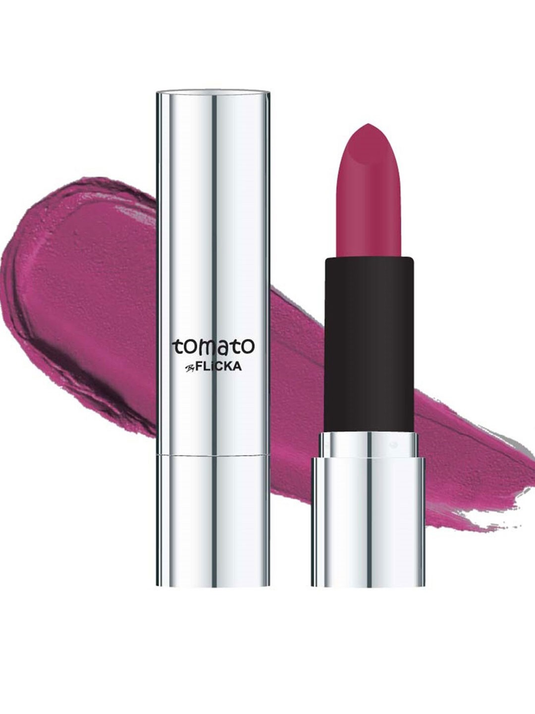 

FLiCKA Tomato Long Lasting Matte Finish Lipstick 4.5g - Shade 18, Purple