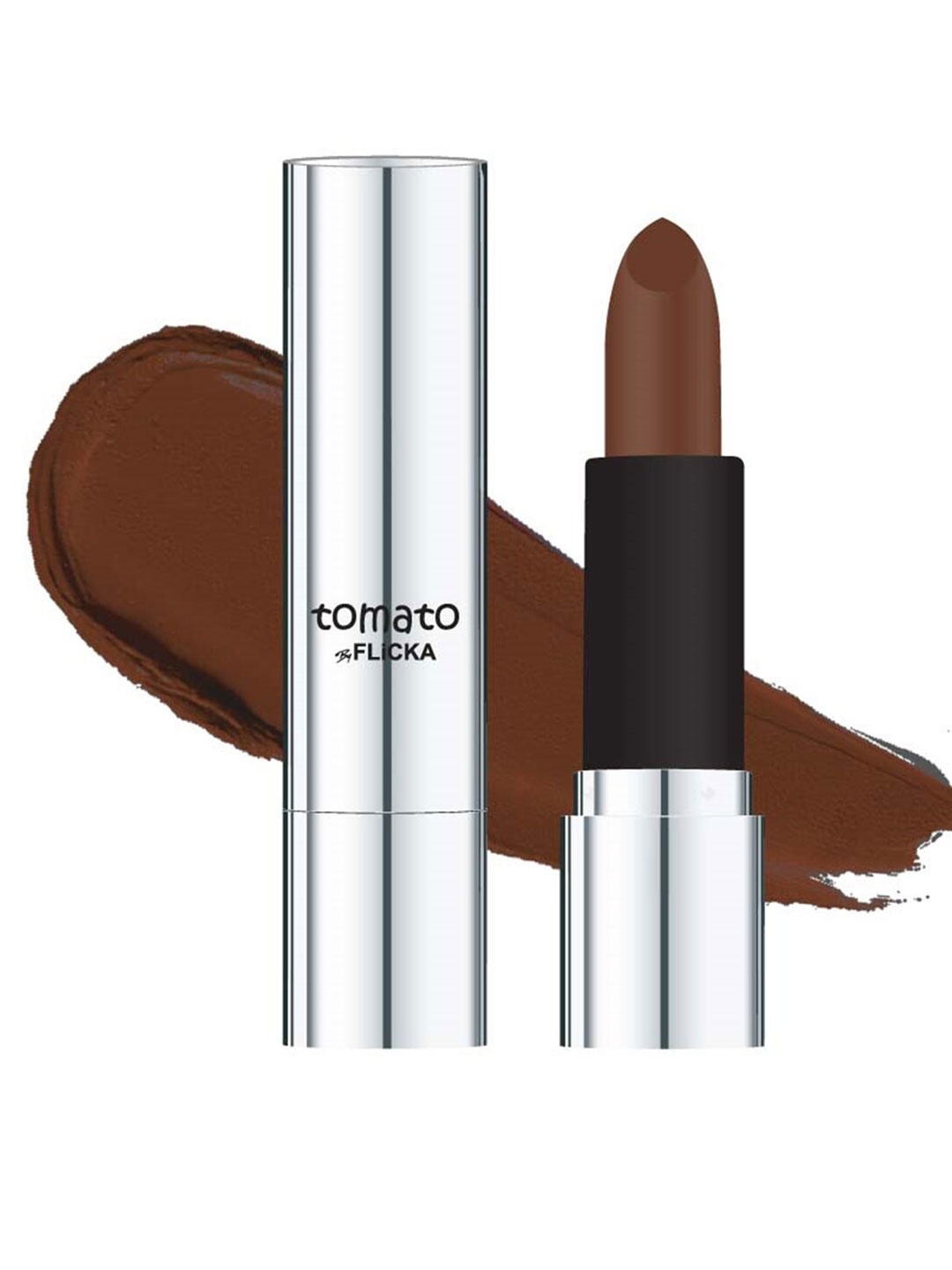 

FLiCKA Tomato Long Lasting Matte Finish Lipstick 4.5g - Shade 13, Nude