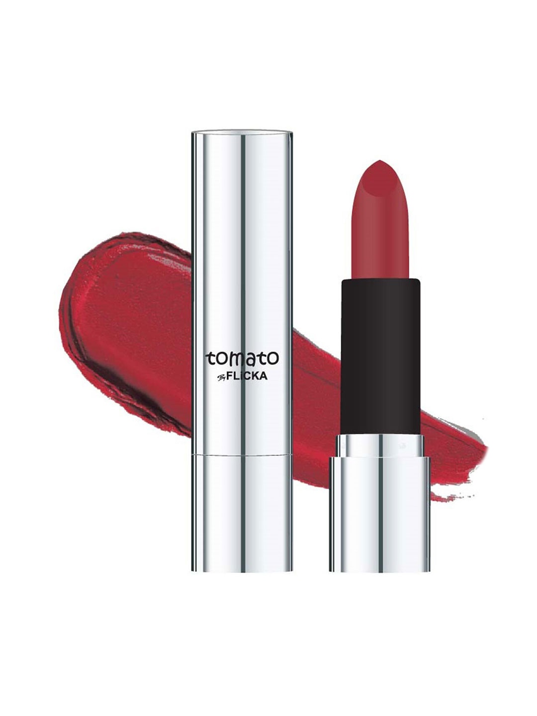 

FLiCKA Tomato Long Lasting Matte Finish Lipstick 4.5g - Shade 23, Red