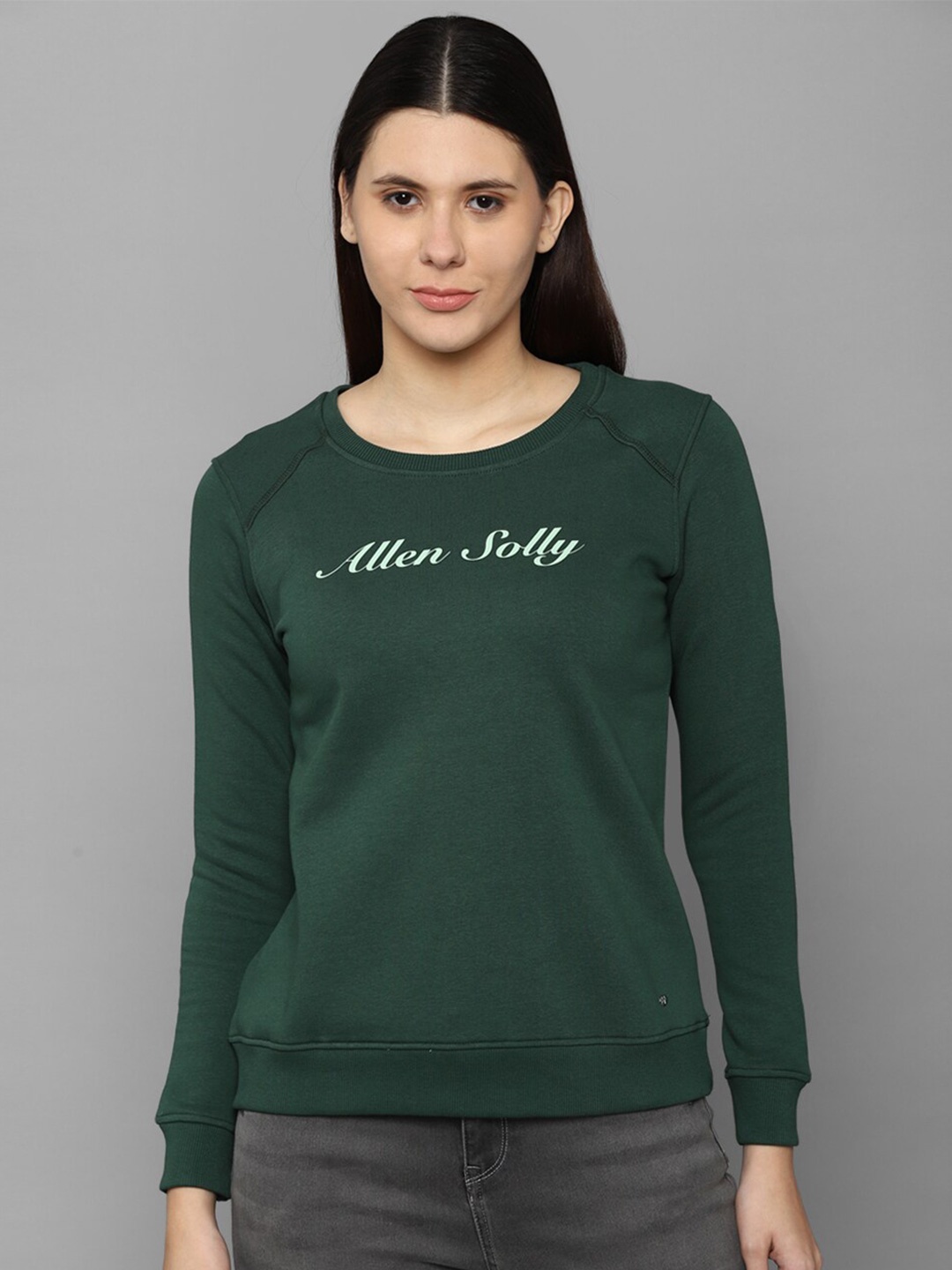 

Allen Solly Woman Women Green Printed Pullover