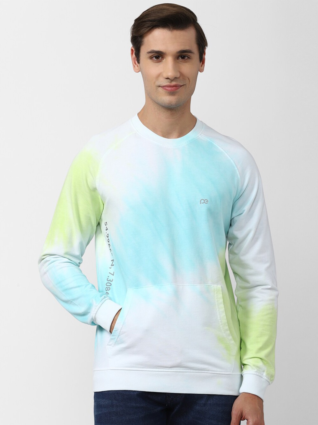 

Peter England Casuals Men Printed Sweatshirt, White