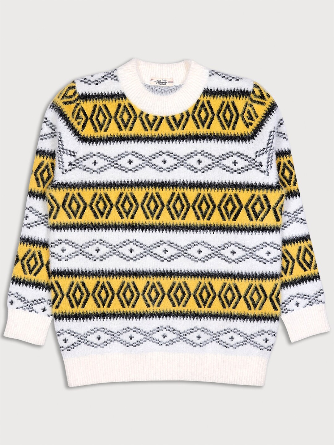 

Albion Boys Yellow Printed Sweatshirt