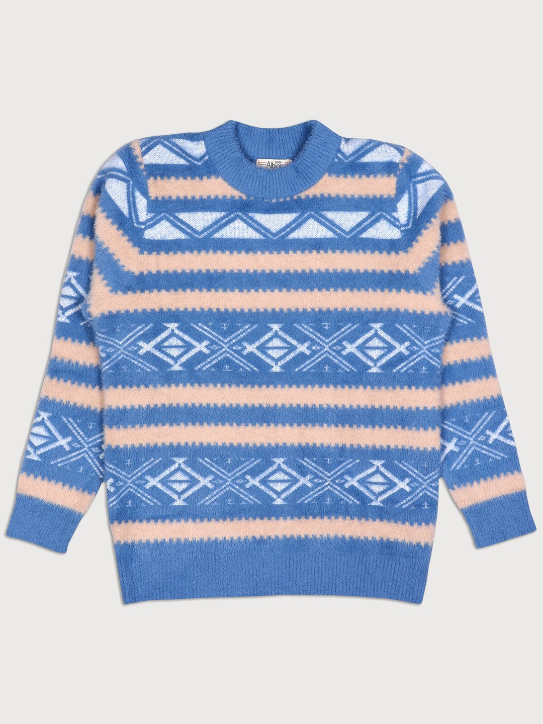 

Albion Boys Blue Tribal Printed Sweatshirt