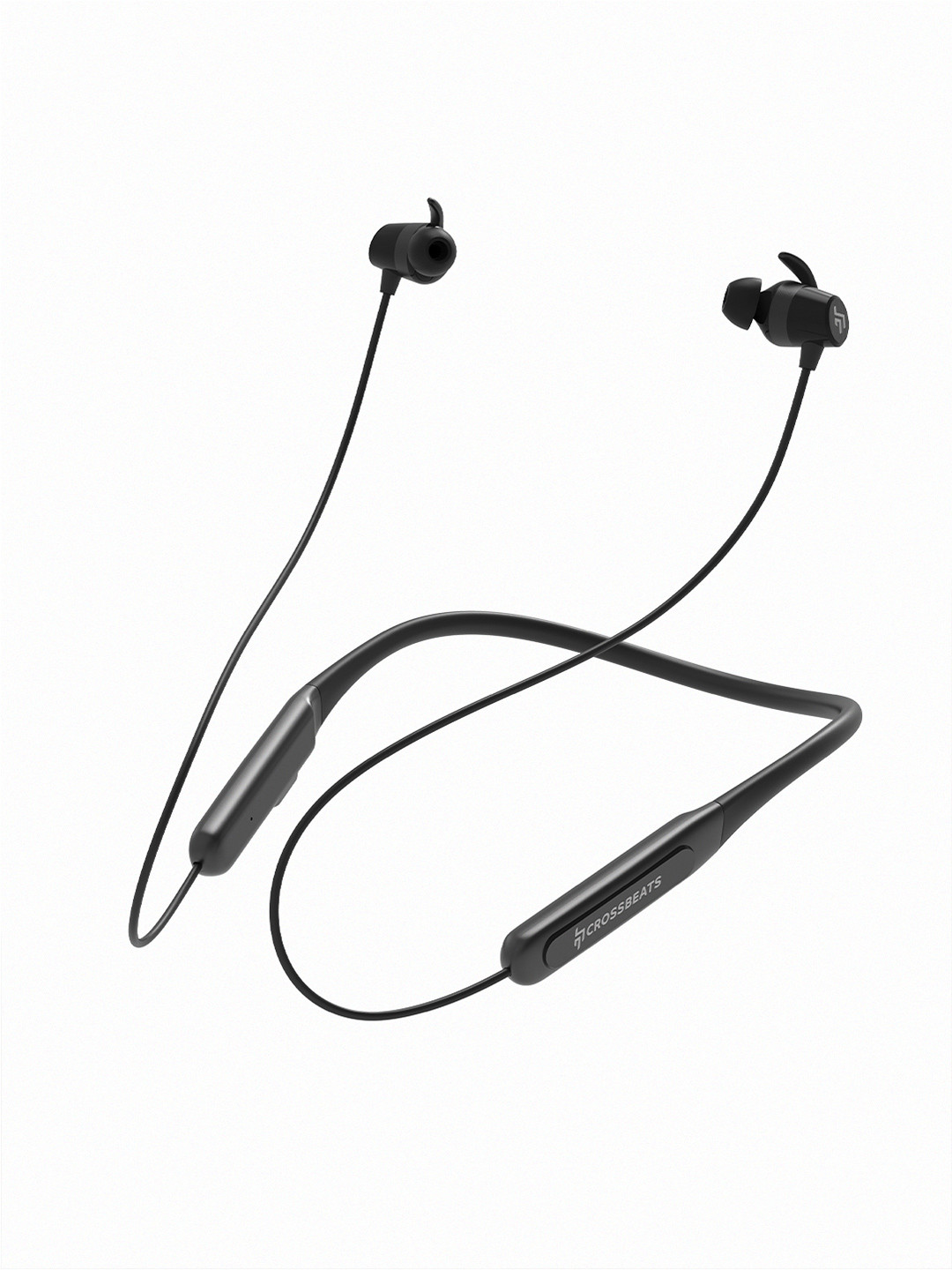 

CrossBeats Shuffl Neckband 72 Hrs playtime ENC Mode 13mm Bluetooth & Wired Headset, Black