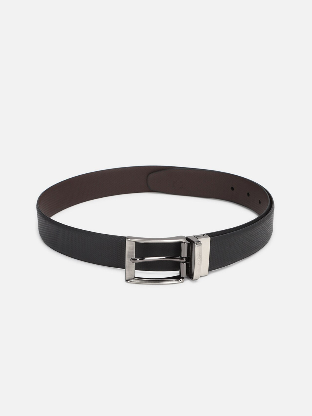 

Allen Solly Men Black Solid Leather Formal Belt