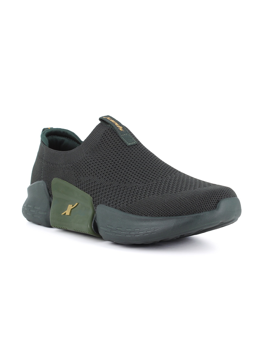 Sparx Men Green Mesh Running Sports Shoes