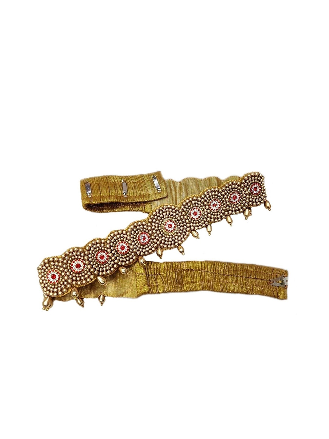 

VAMA Women Red Embellished Belt