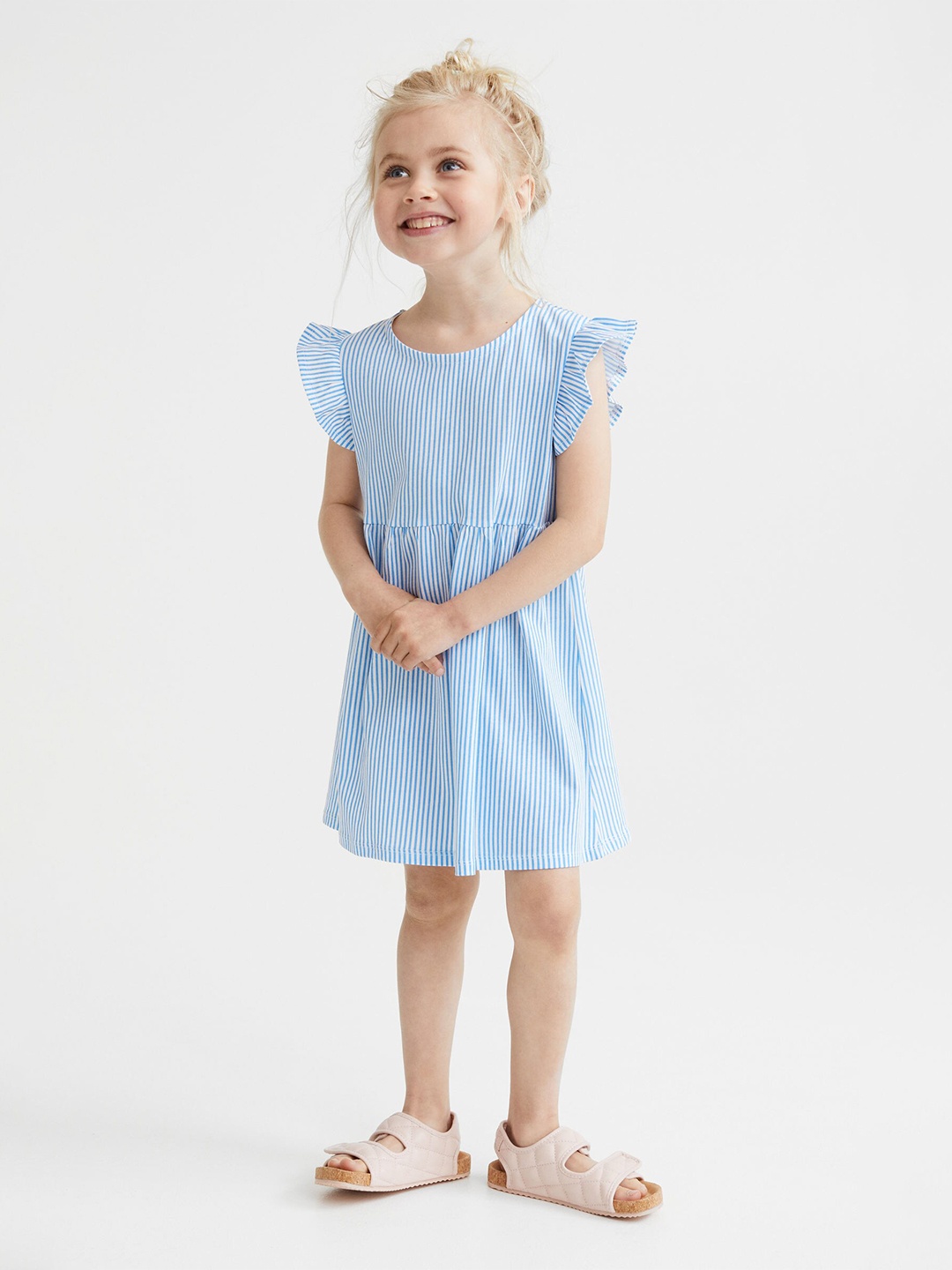 

H&M Girls Patterned dress, Blue