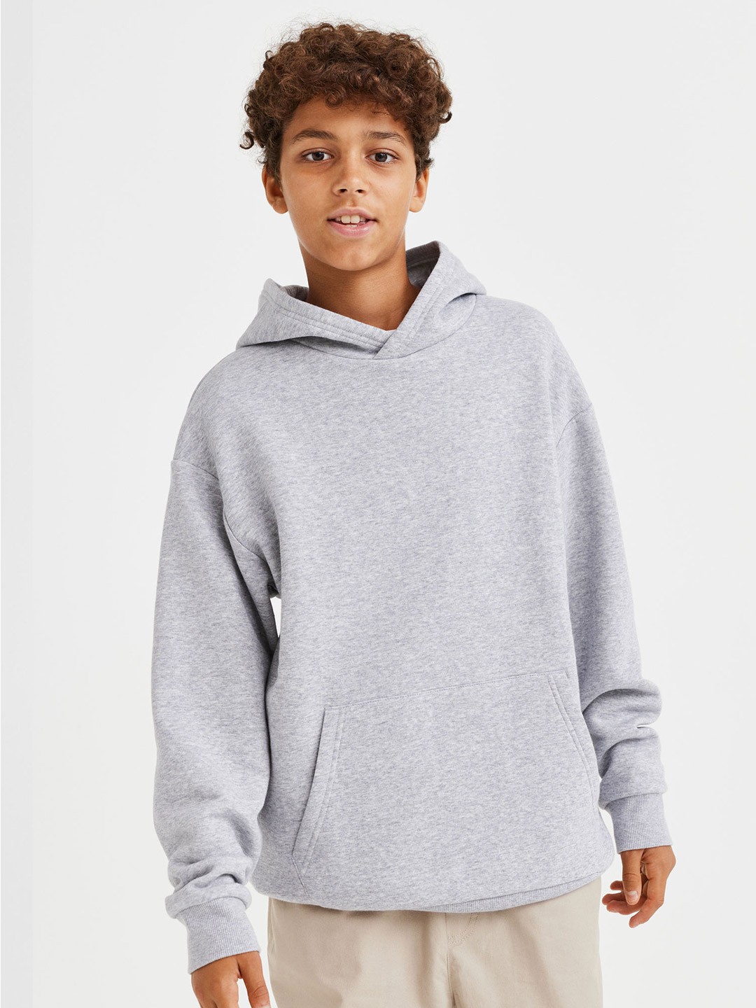 

H&M Boys Oversized Hoodie, Grey