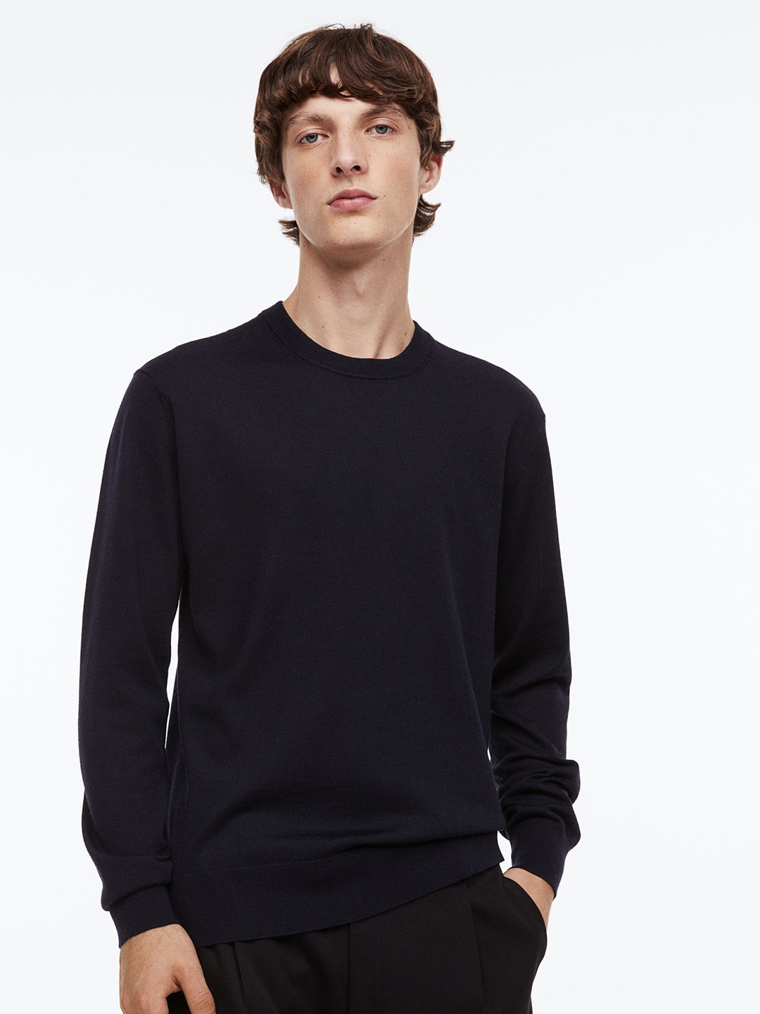 

H&M Men Blue Pullover