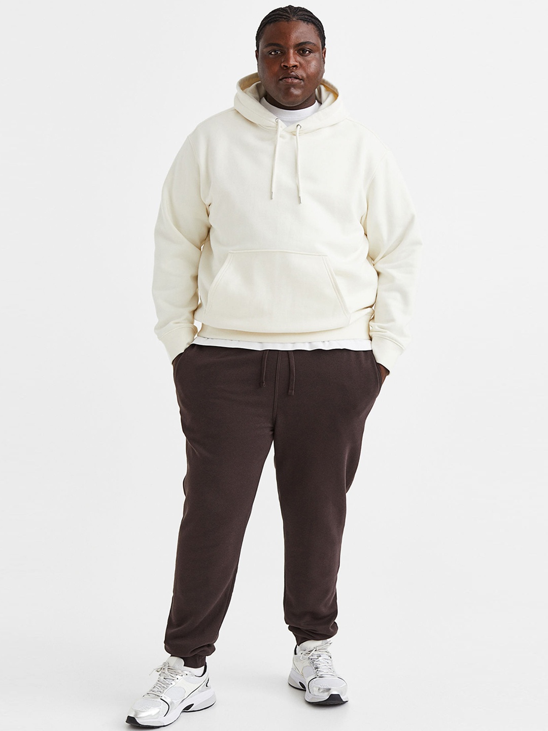 

H&M Men Regular Fit Sweatpants, Brown