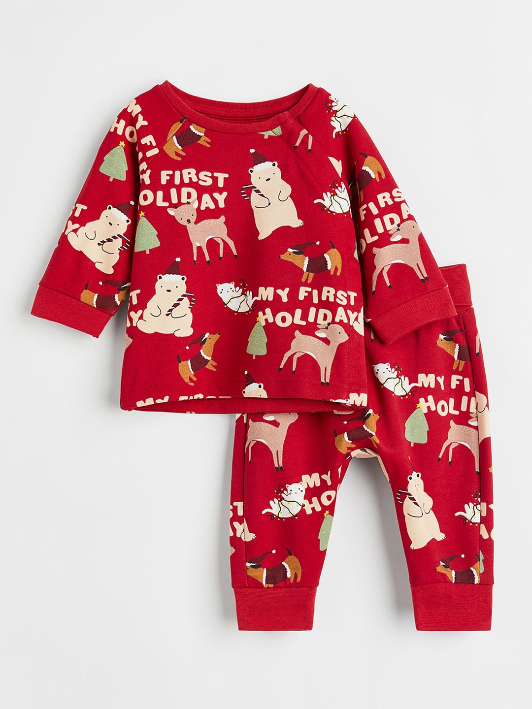 

H&M Girls 2-Piece Cotton Set, Multi