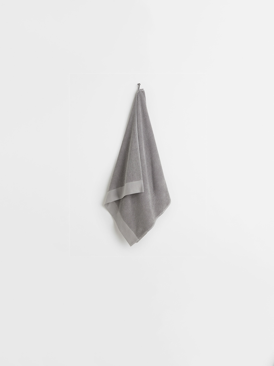 

H&M 210 GSM Cotton Terry Bath Towel, Grey