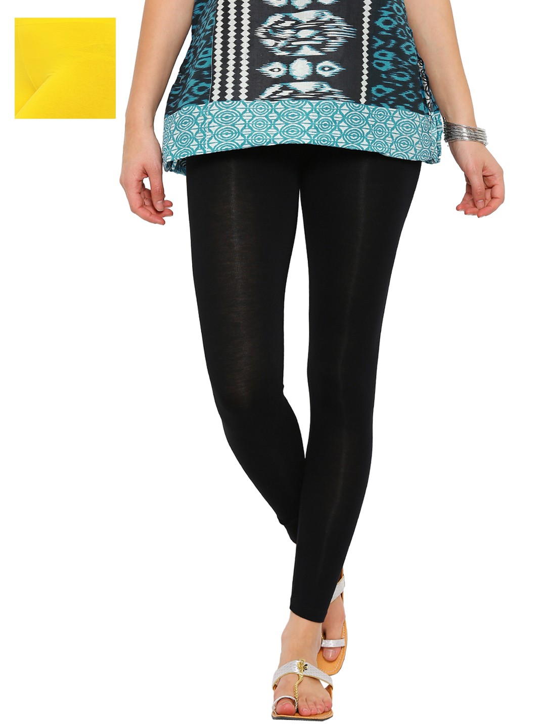 

De Moza Pack of 2 leggings, Black