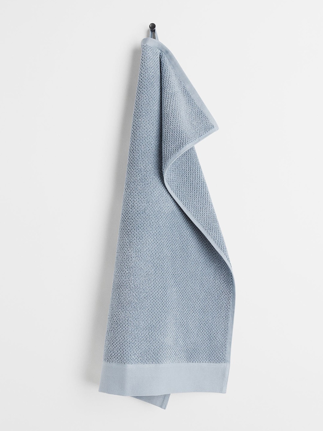 

H&M Blue Solid Pure Cotton Bath Towel