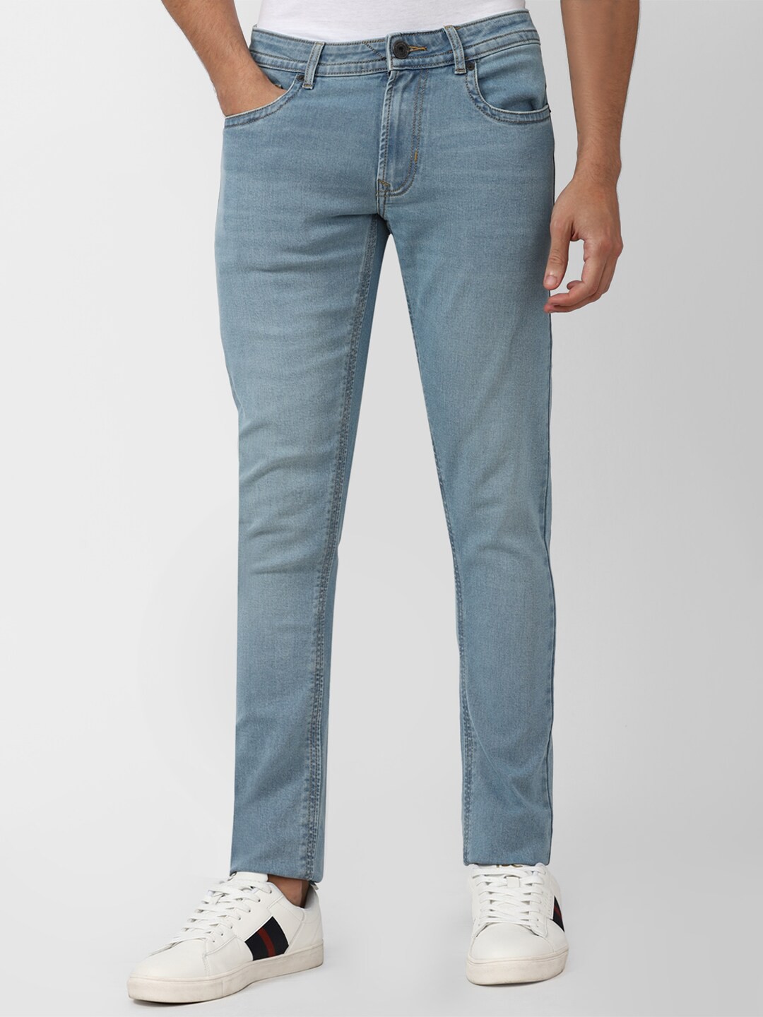 

Peter England Casuals Men Blue Tapered Fit Jeans