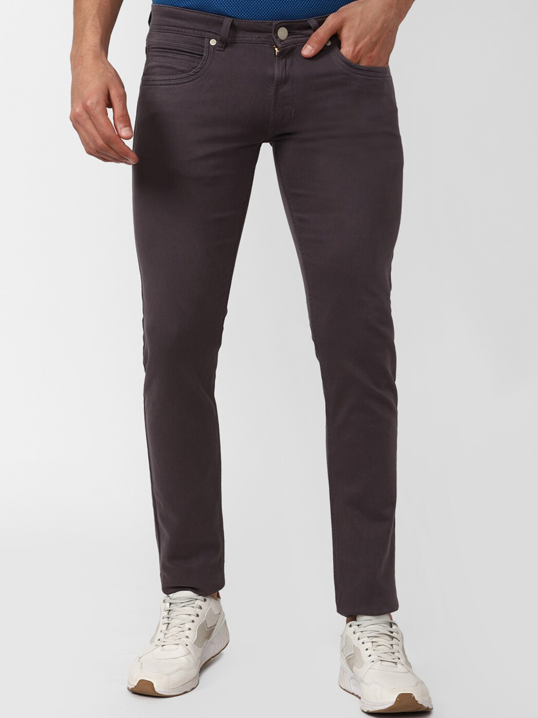 

Peter England Casuals Men Grey Skinny Fit Jeans