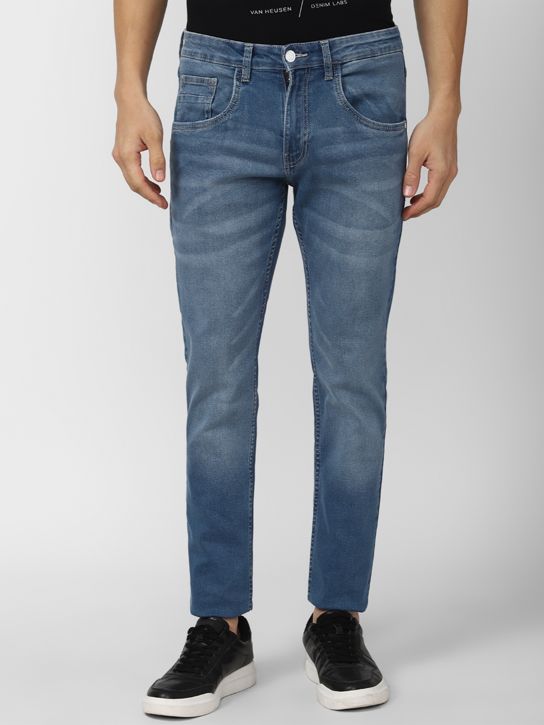 

VAN HEUSEN DENIM LABS Men Blue Slim Fit Heavy Fade Jeans