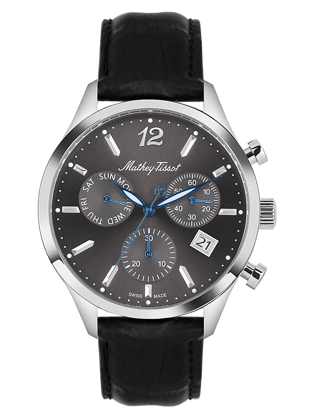

Mathey-Tissot Swiss Made Men Black Dial Analogue Watch H411CHALN