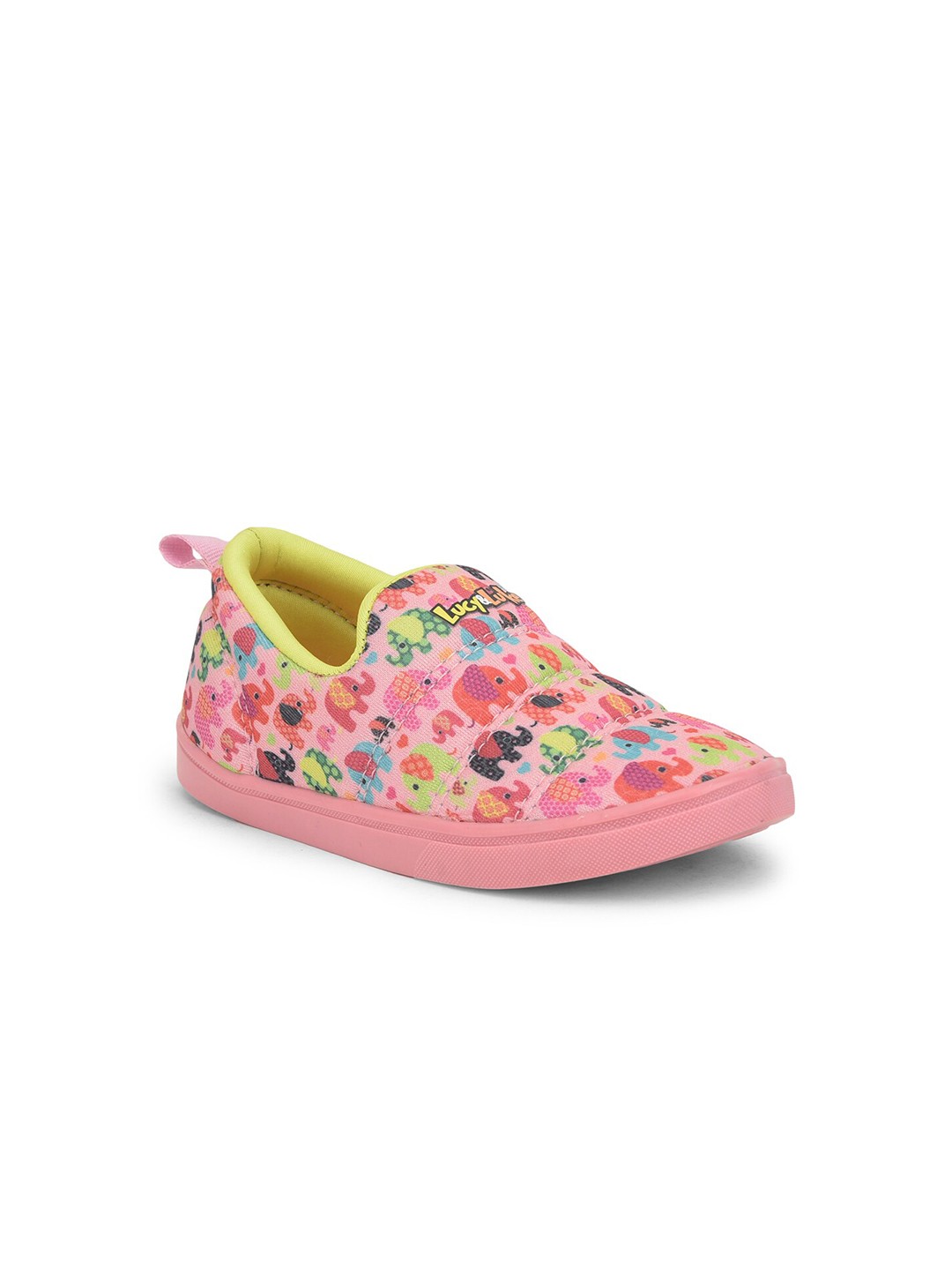 

Liberty Unisex Kids Pink Mesh Walking Non-Marking Shoes