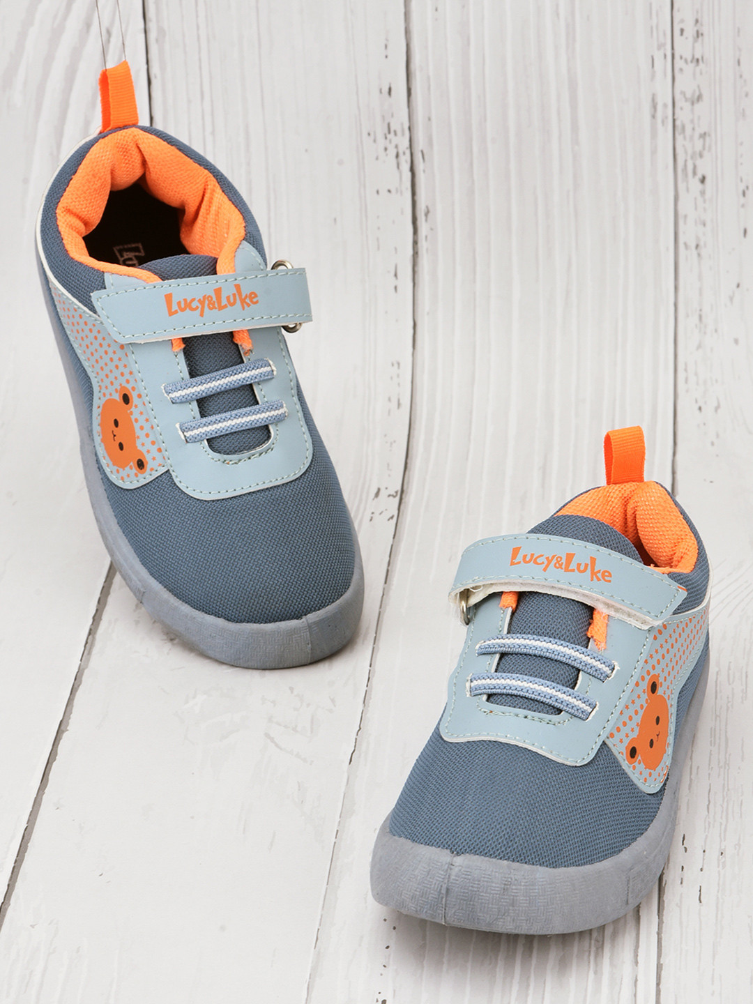 

Liberty Kids Blue Woven Design Sneakers