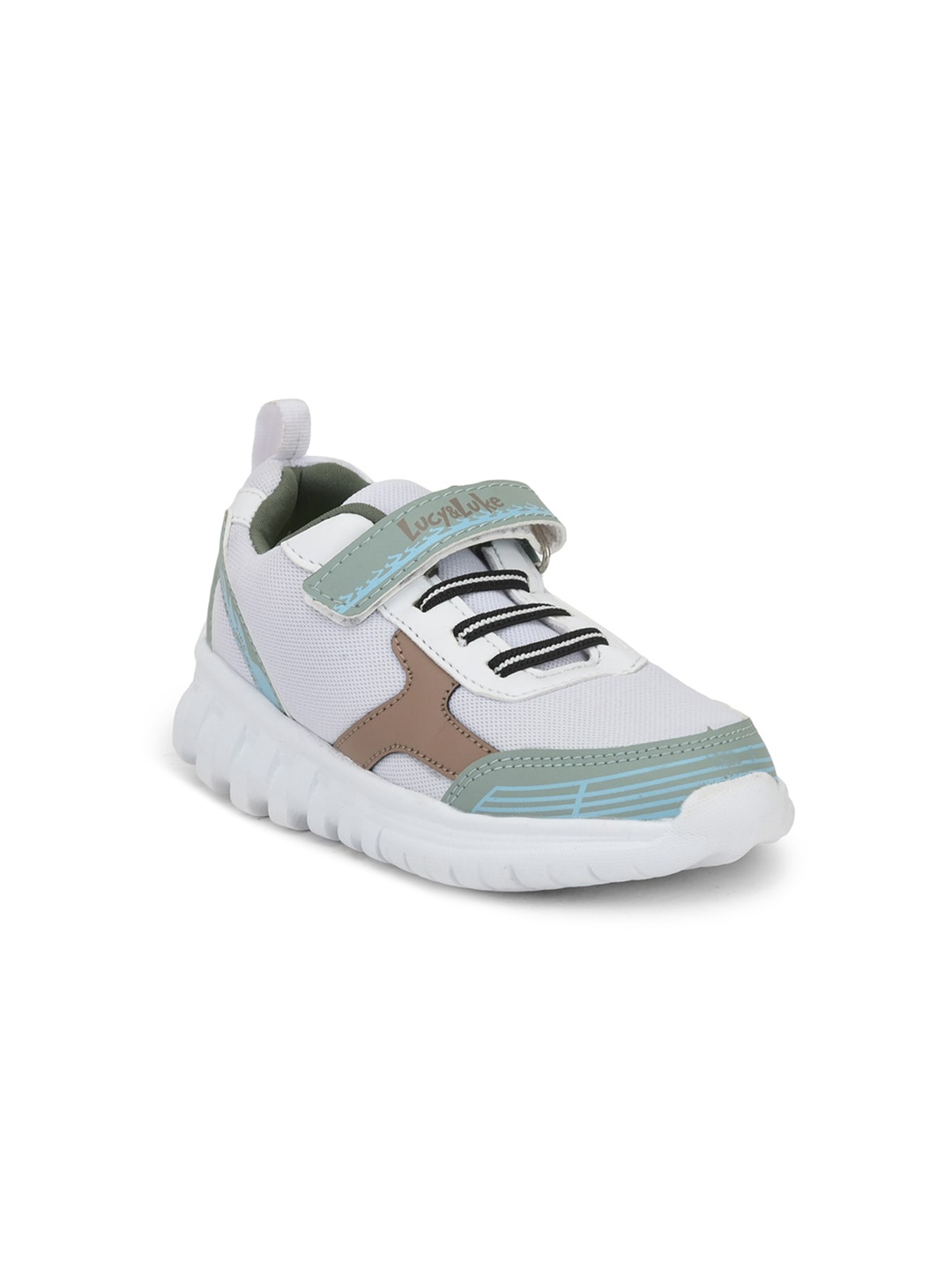 

Liberty Kids White Woven Design Sneakers