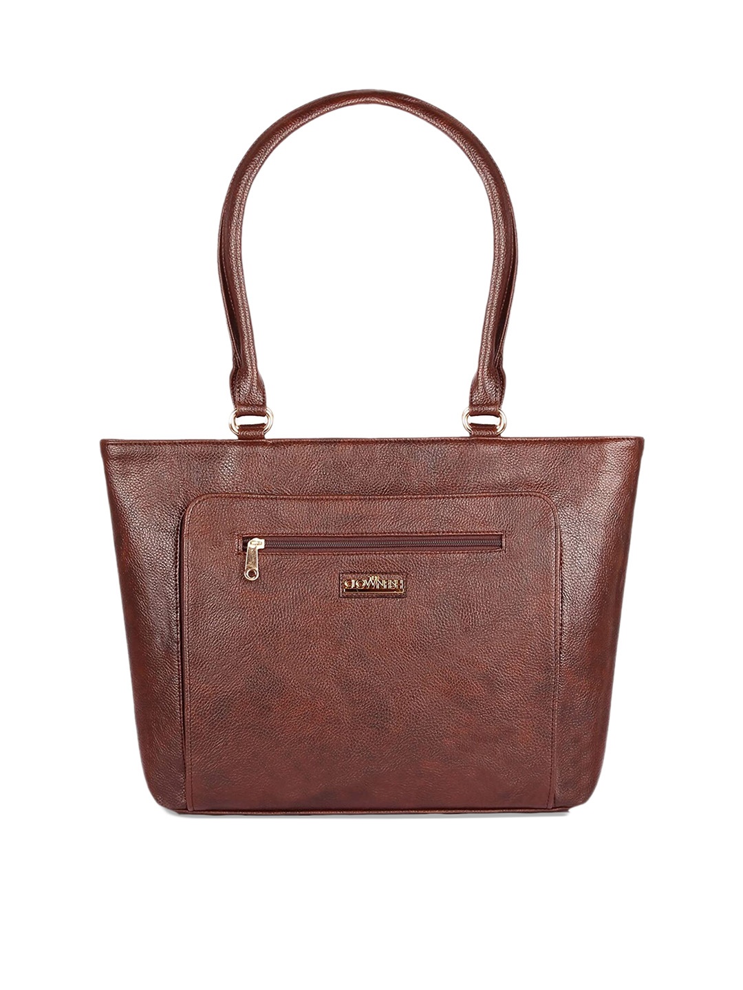 

THE CLOWNFISH Women Tan Structured Handheld Bag