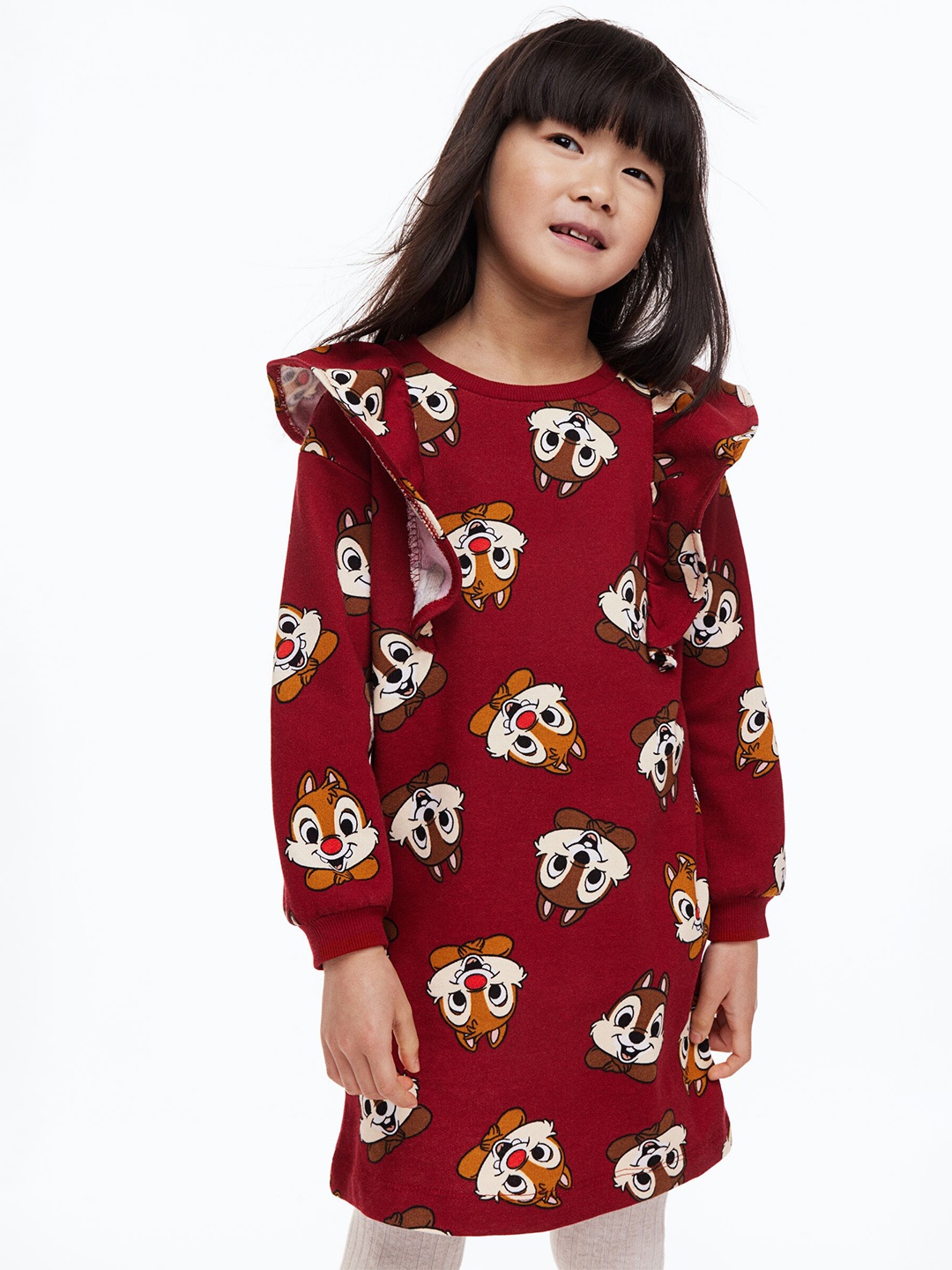 

H&M Girls Printed Sweatshirt Dress, Multi