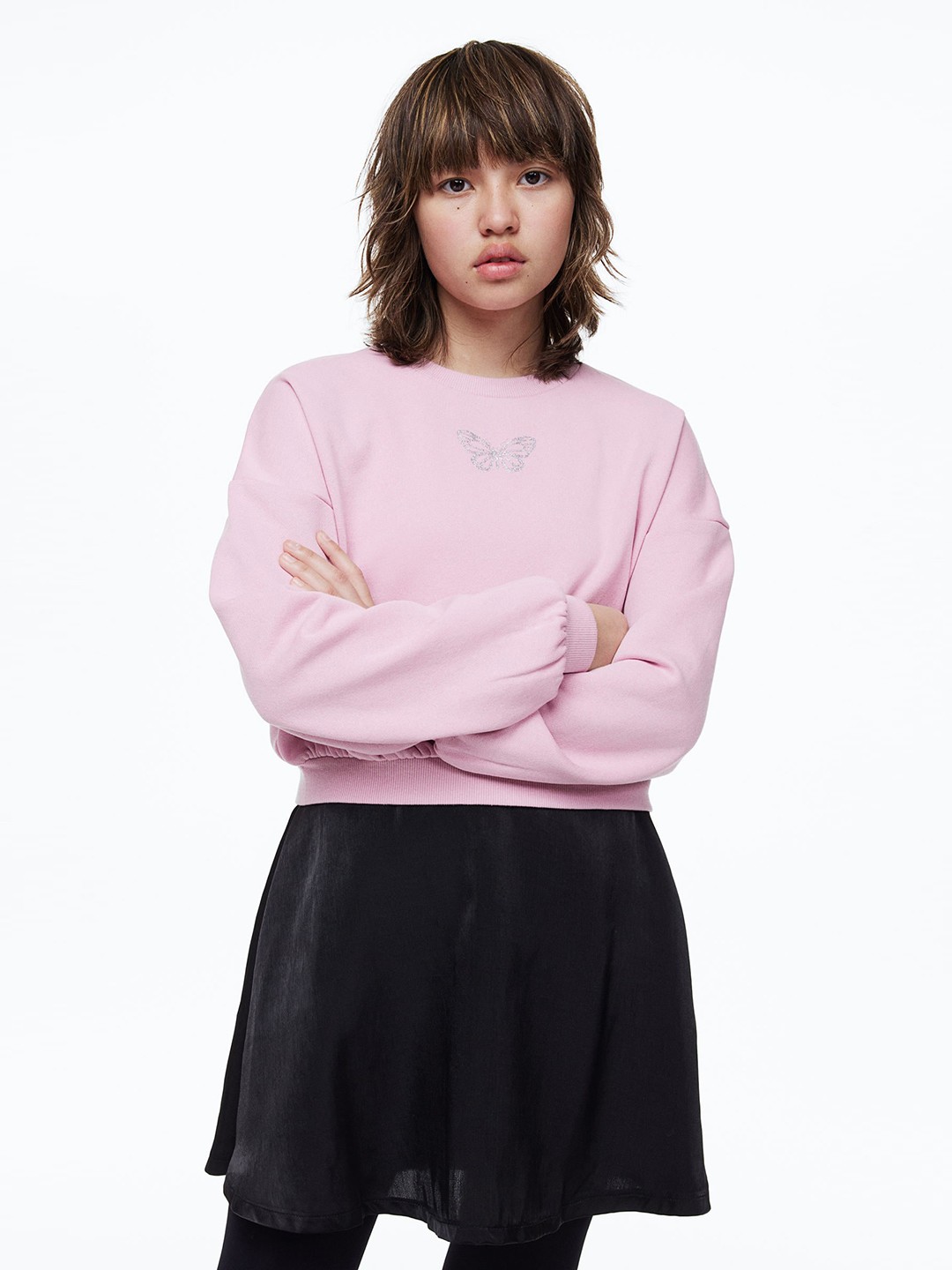

H&M Girls Pink & Black 2-Piece Set