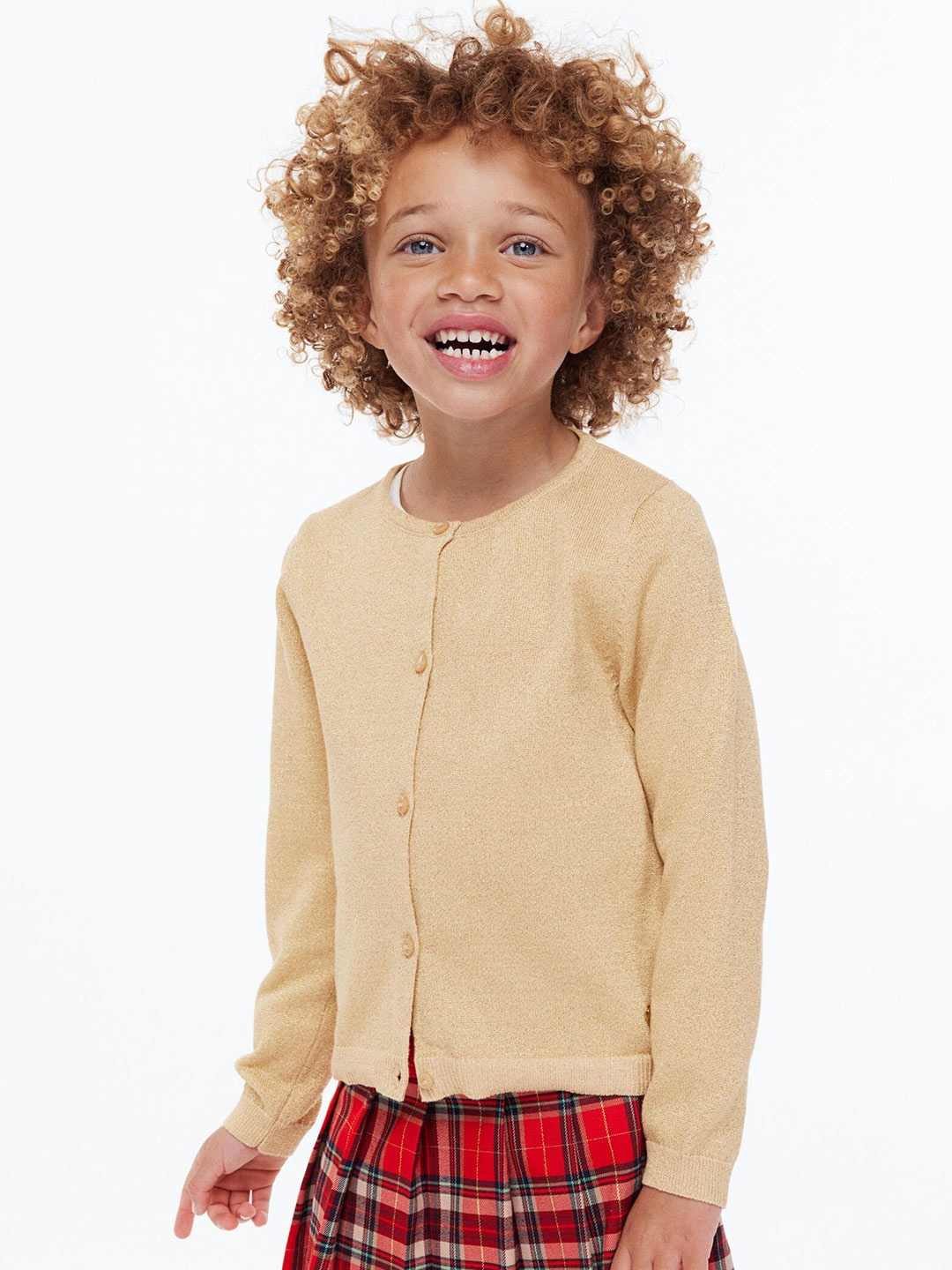 

H&M Girls Beige Cardigan