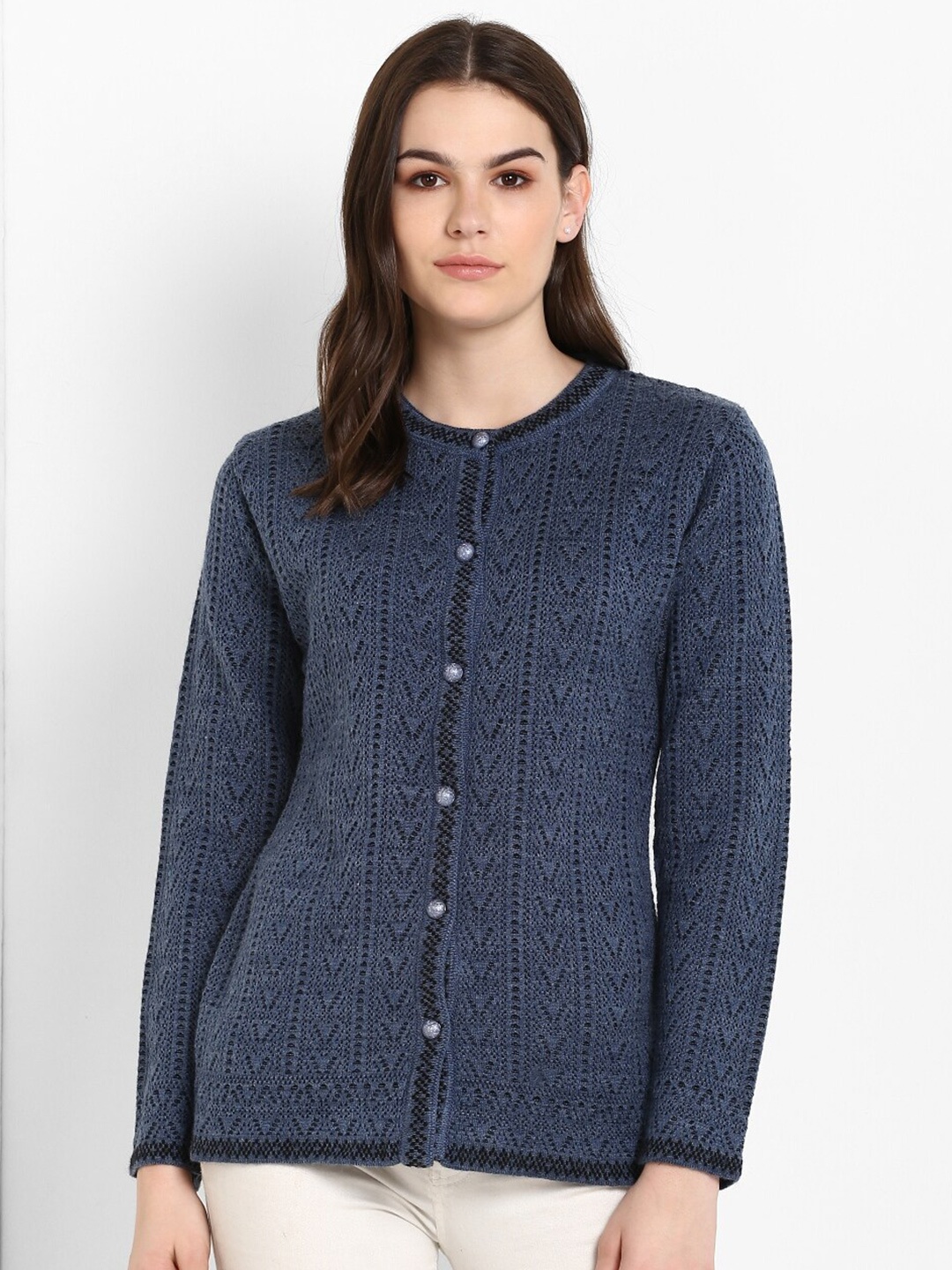 

Modeve Women Blue Cardigan