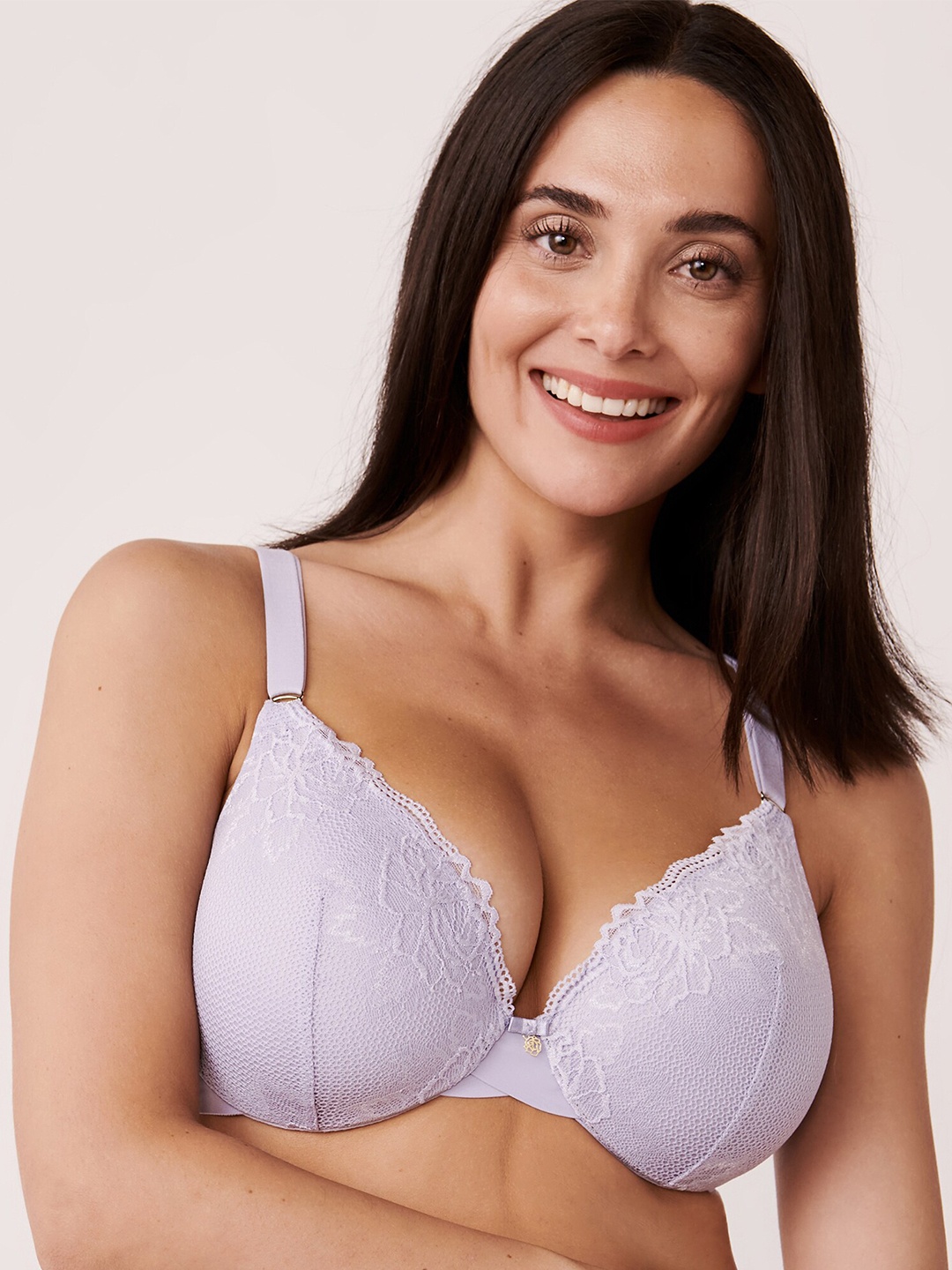 

La Vie en Rose Purple Underwired Lightly Padded Bra