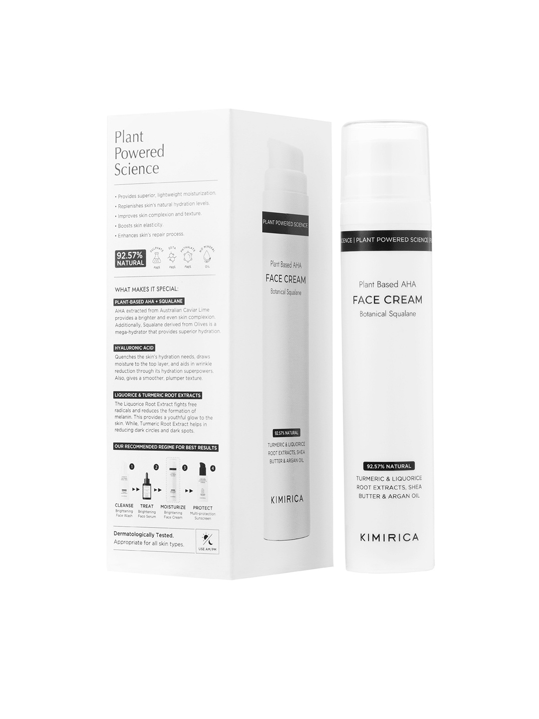 

Kimirica Hydrating + Brightening Face Cream With Plant Powered Formula - 50 g, White