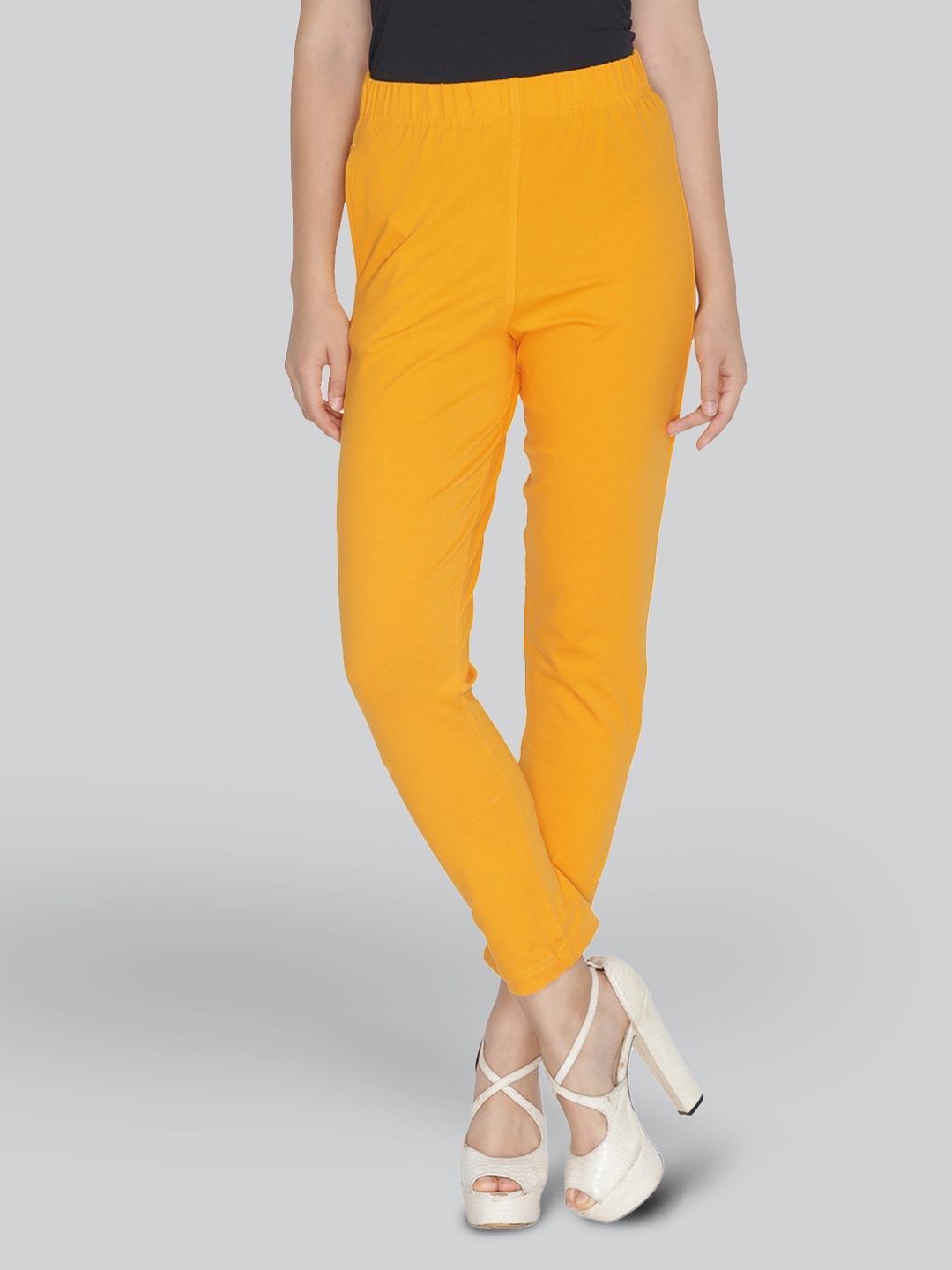 

LYRA Women Mustard Smart Solid Trouser