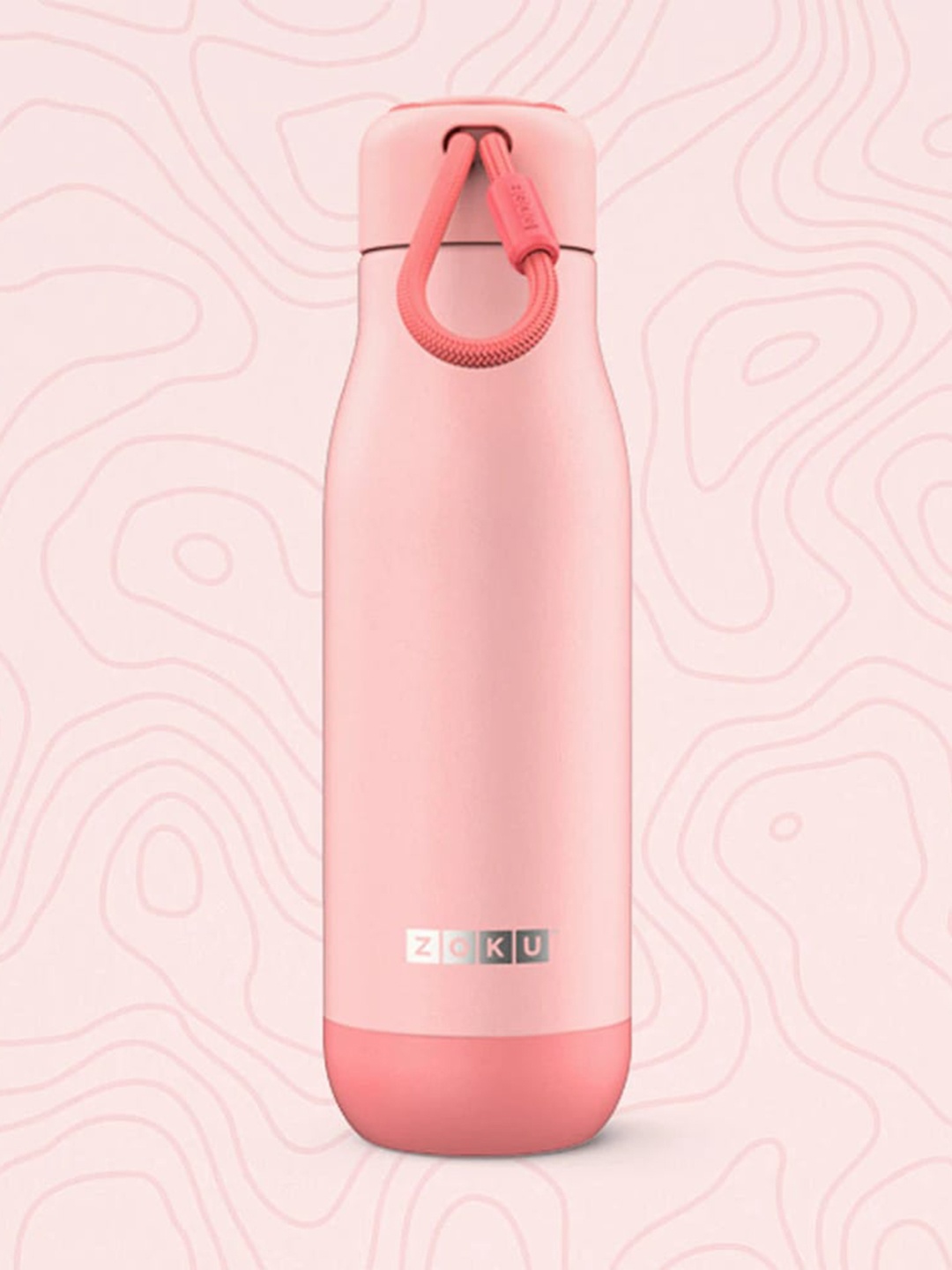 

Zoku Coral Pink Single Vacuum Insulated Stainless Steel Water Bottle 532 ml