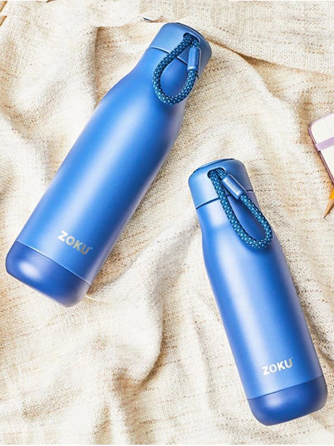 

Zoku Navy Blue Stainless Steel Water Bottle 739 ml