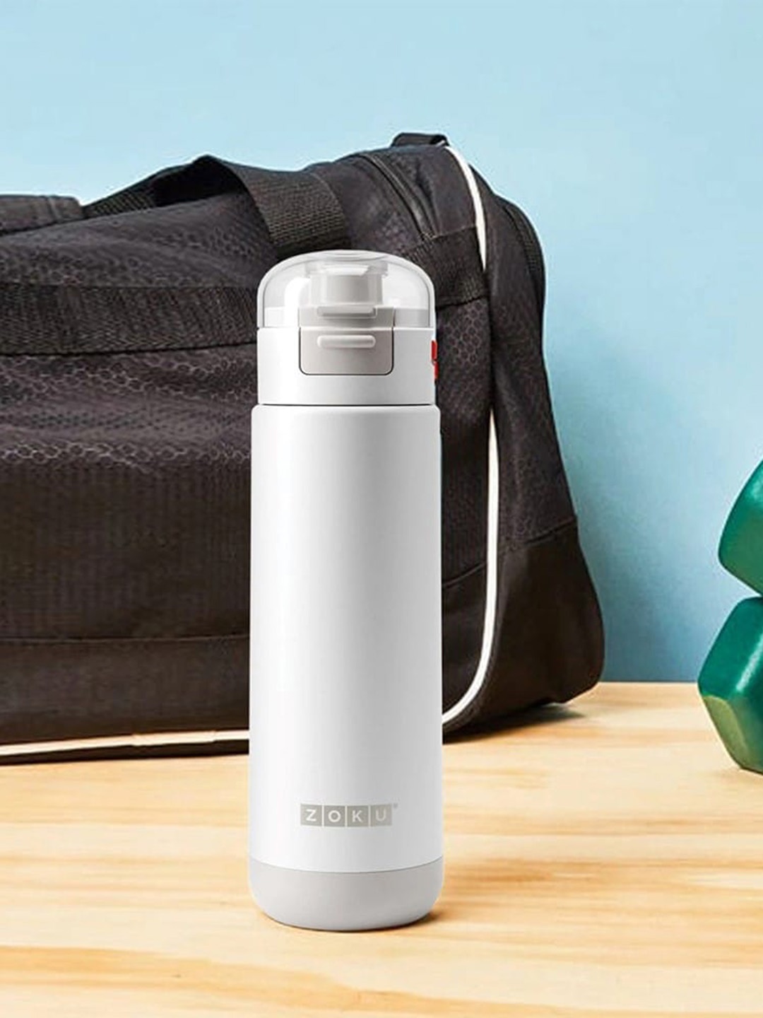 

Zoku White Single-Walled Vacuum Insulated Stainless Steel Water Bottle 532 ml