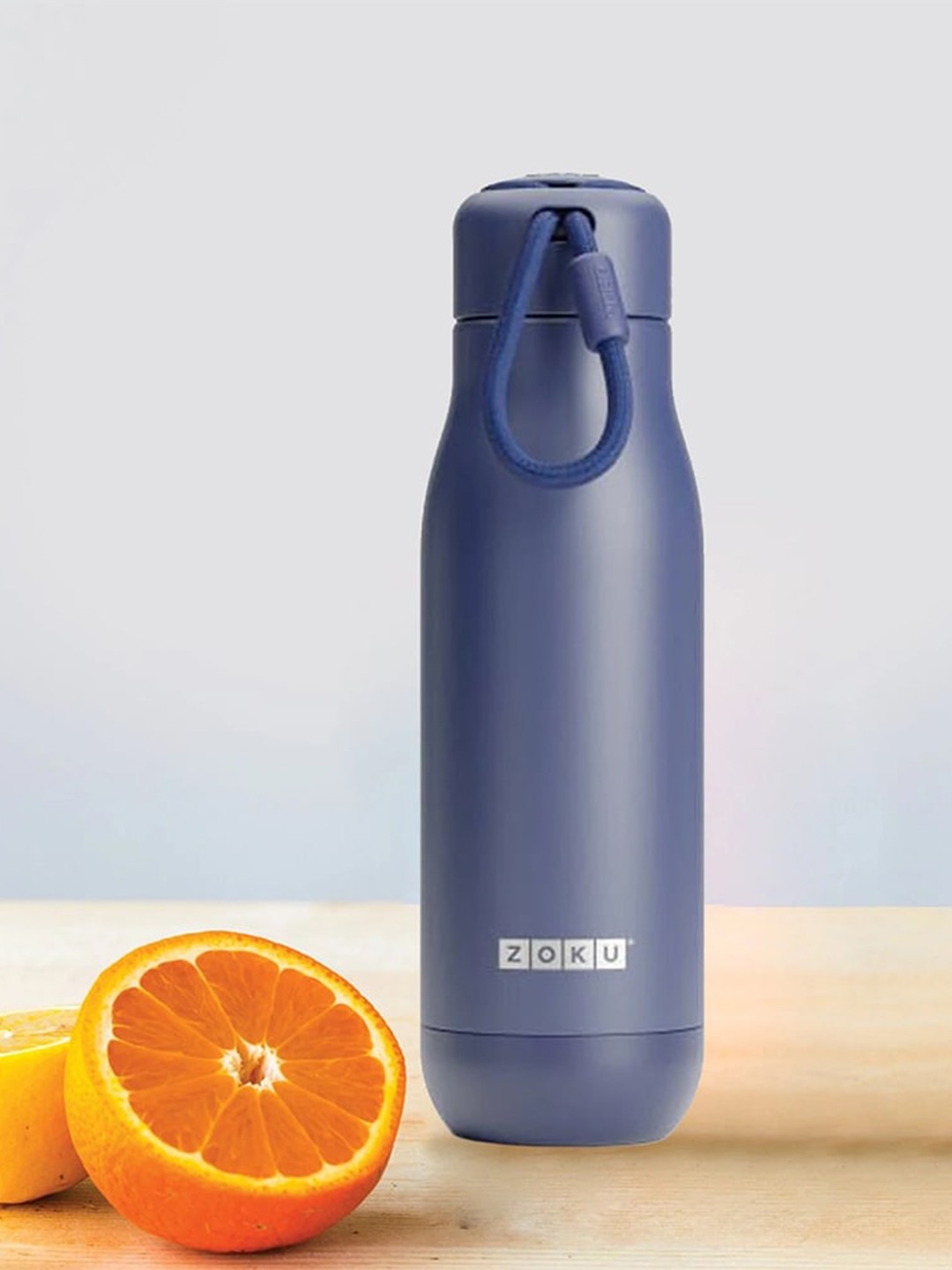 

ZOKU Navy Blue Single Vacuum Insulated Stainless Steel Water Bottle 532 ml