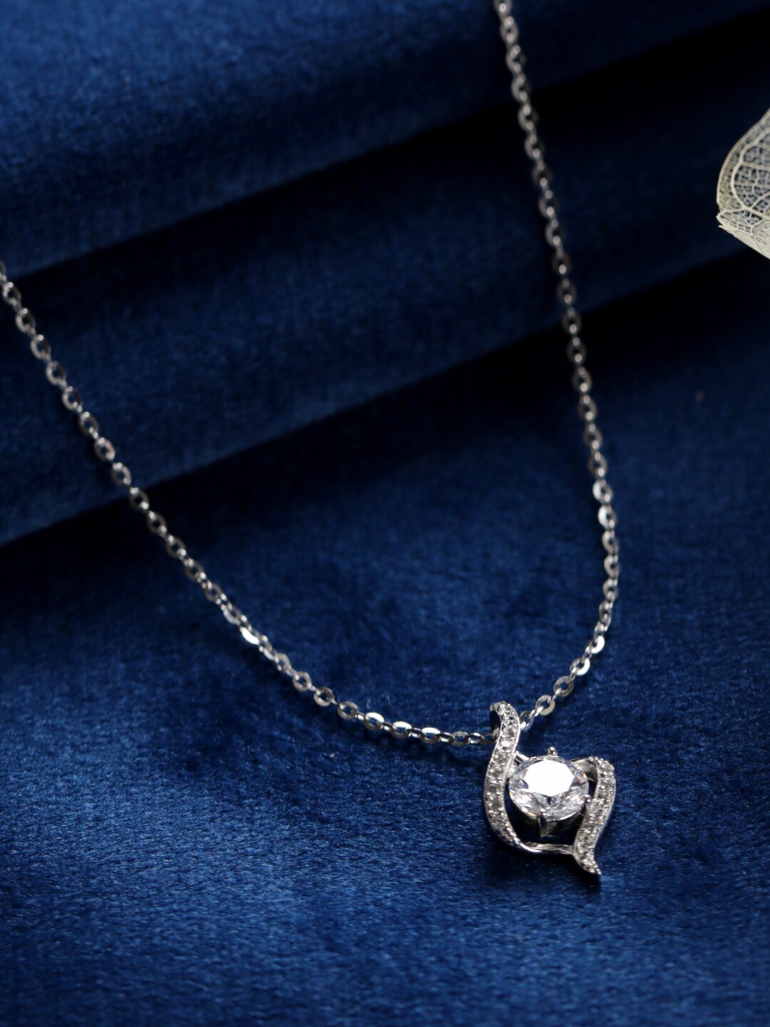

SHEER by Priyaasi Silver-Plated Sterling Silver Necklace