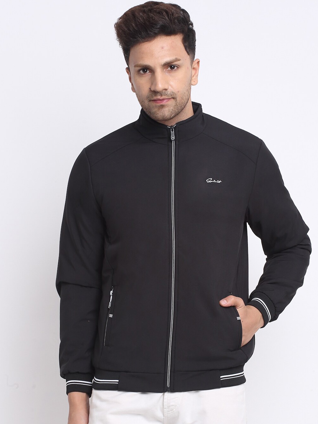 

Spirit Men Black Bomber Jacket