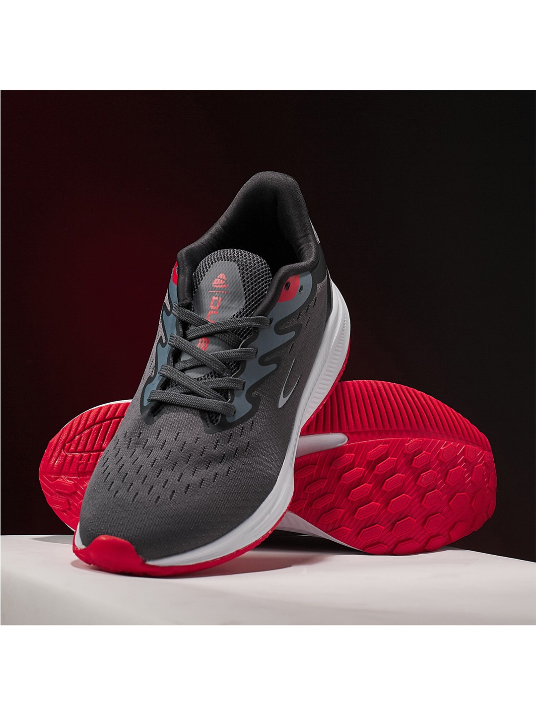 

Duke Men Grey Textile Training or Gym Shoes