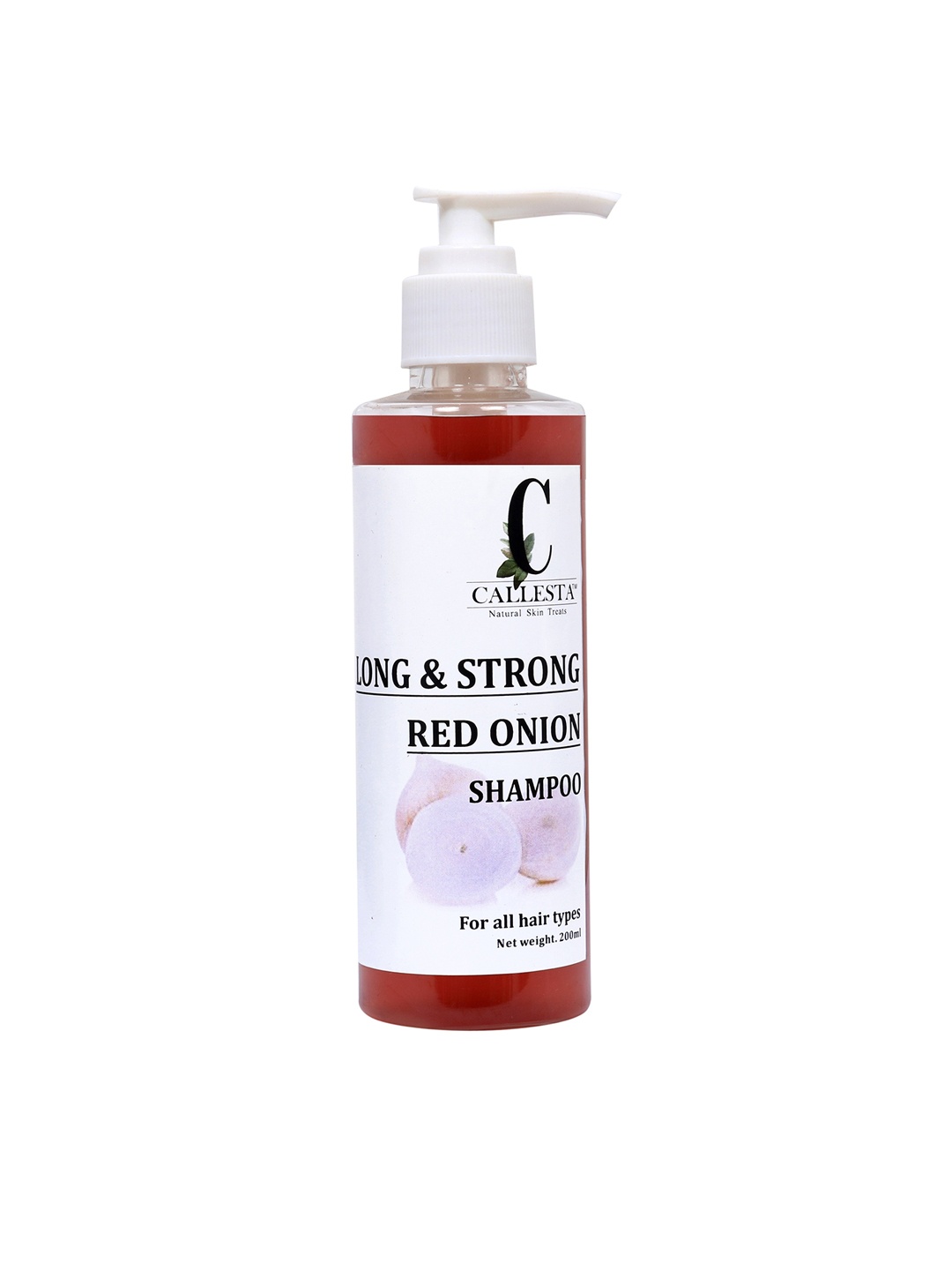 

Callesta Long & Strong Onion Hair Shampoo 200ml, Red