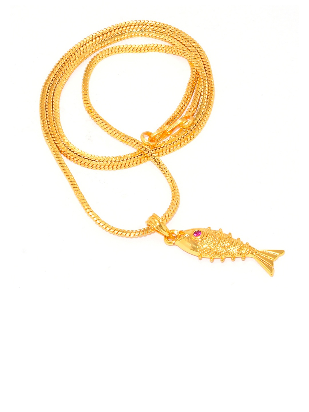 

Jewar Mandi Gold-plated Pendant With Chain