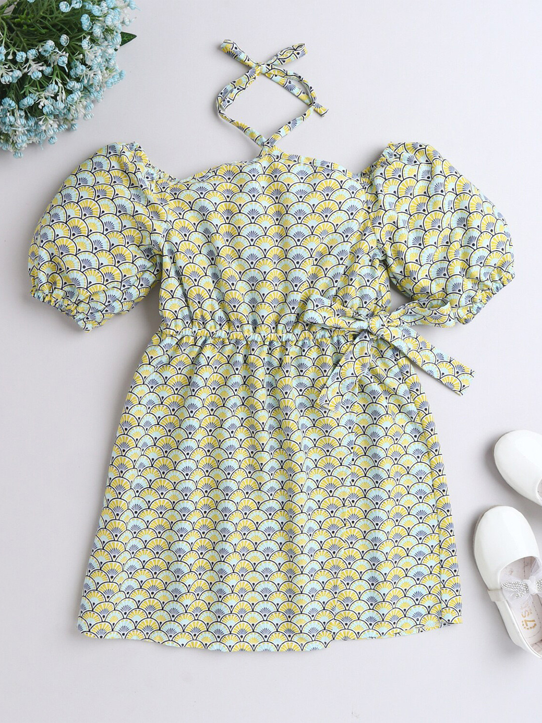 

taffykids Girls Yellow Dress