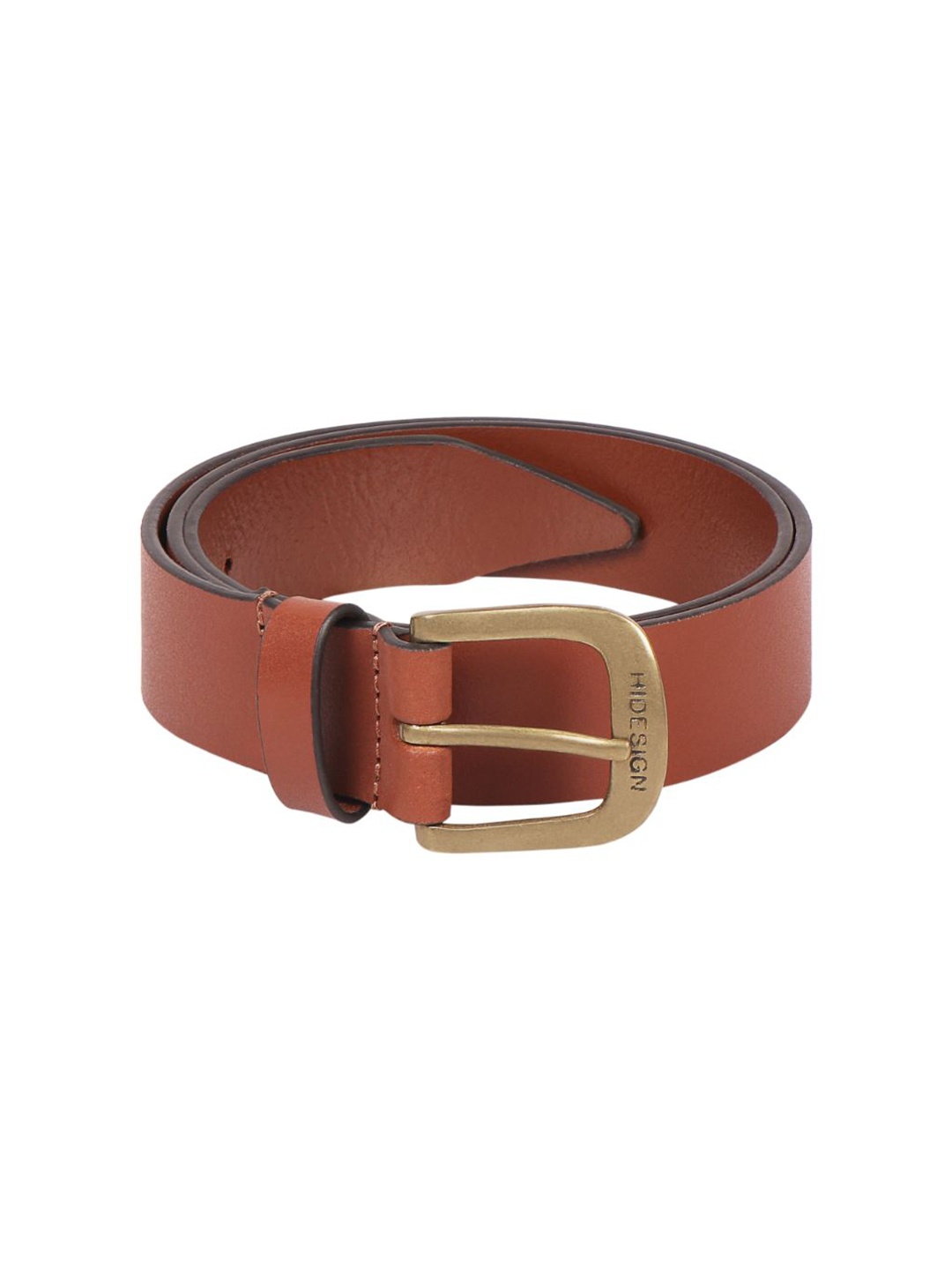 

Hidesign Women Tan Leather Formal Belt