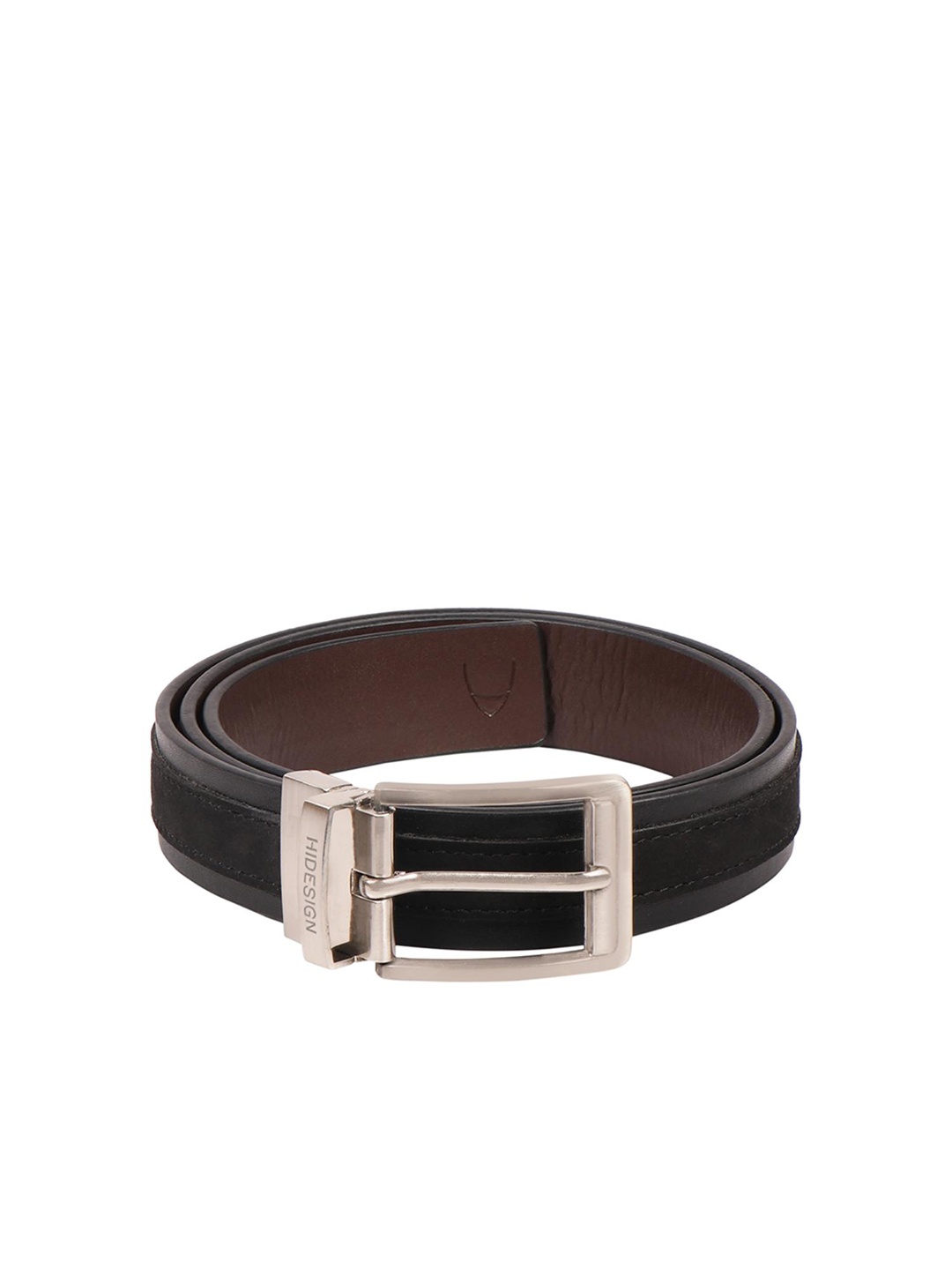 

Hidesign Women Black Leather Reversible Formal Belt